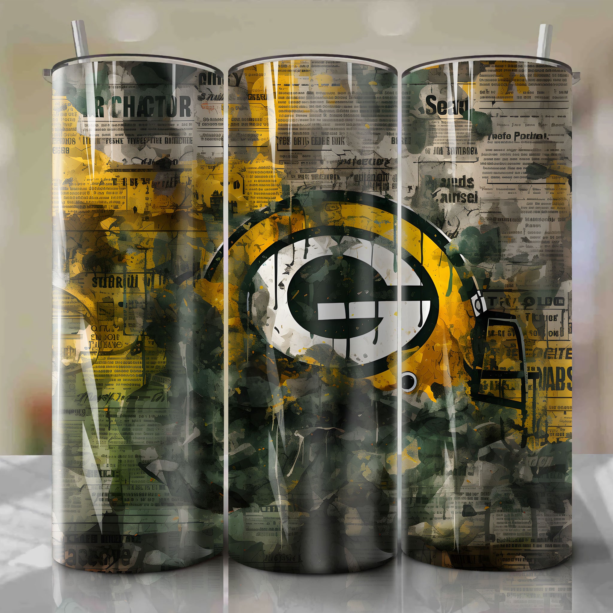 Green Bay Packers 20oz. Letterman Tumbler