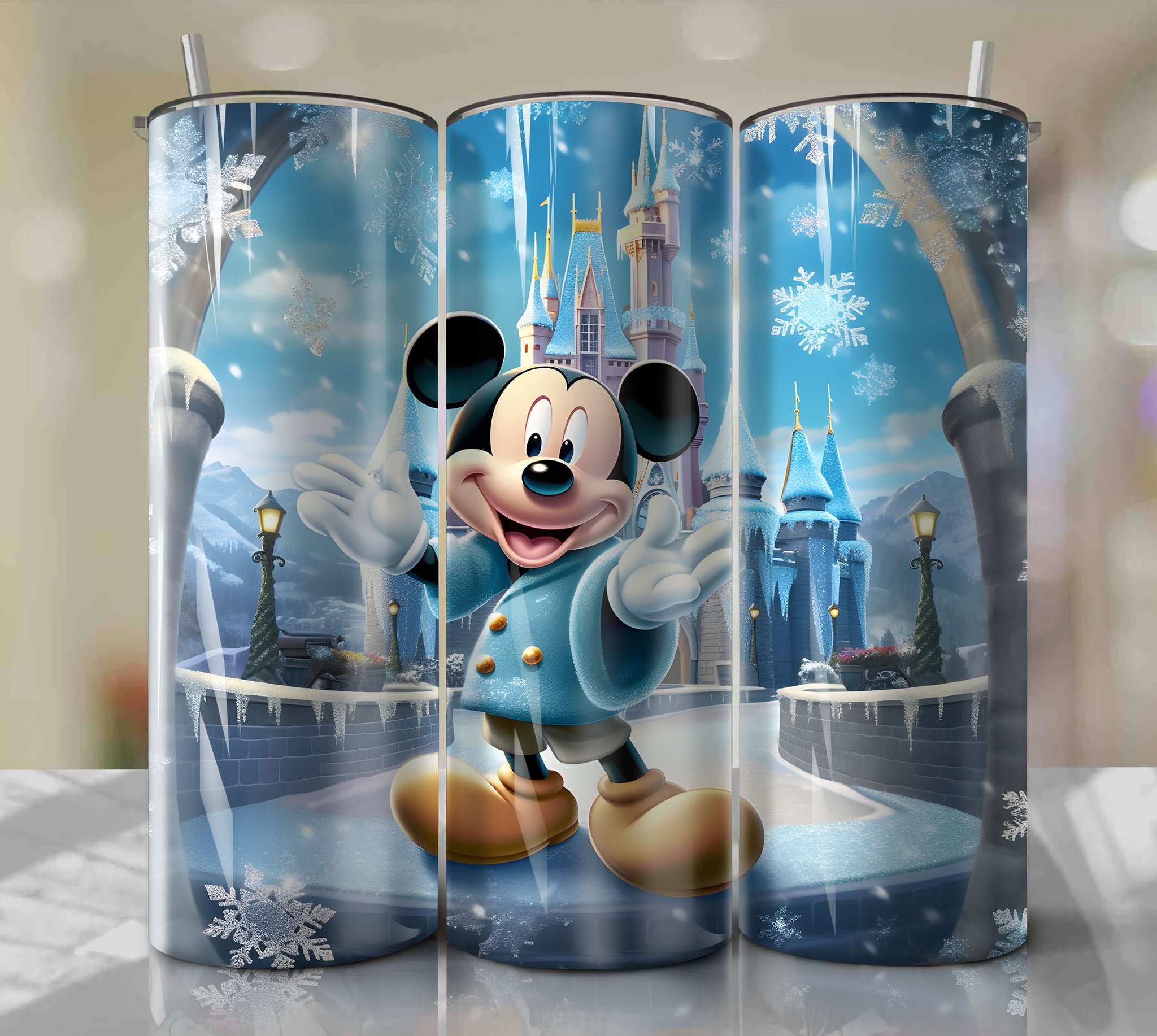Louis Vuitton Mickey Mouse 20oz Tumbler Wrap Sublimation PNG File