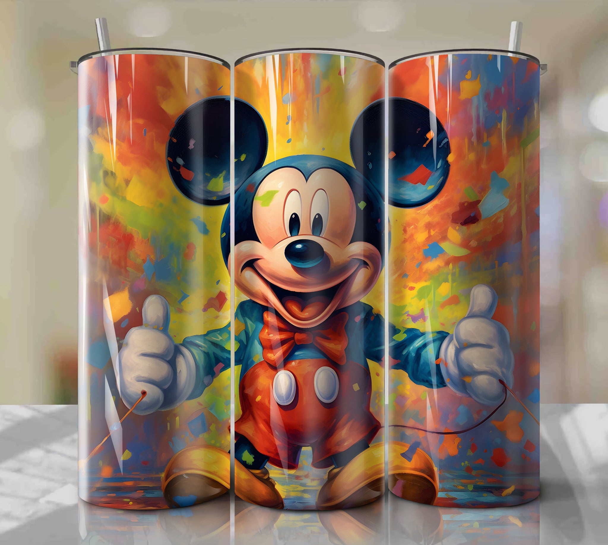 Mickey Doodle Tumbler 20oz – By Ky Studios