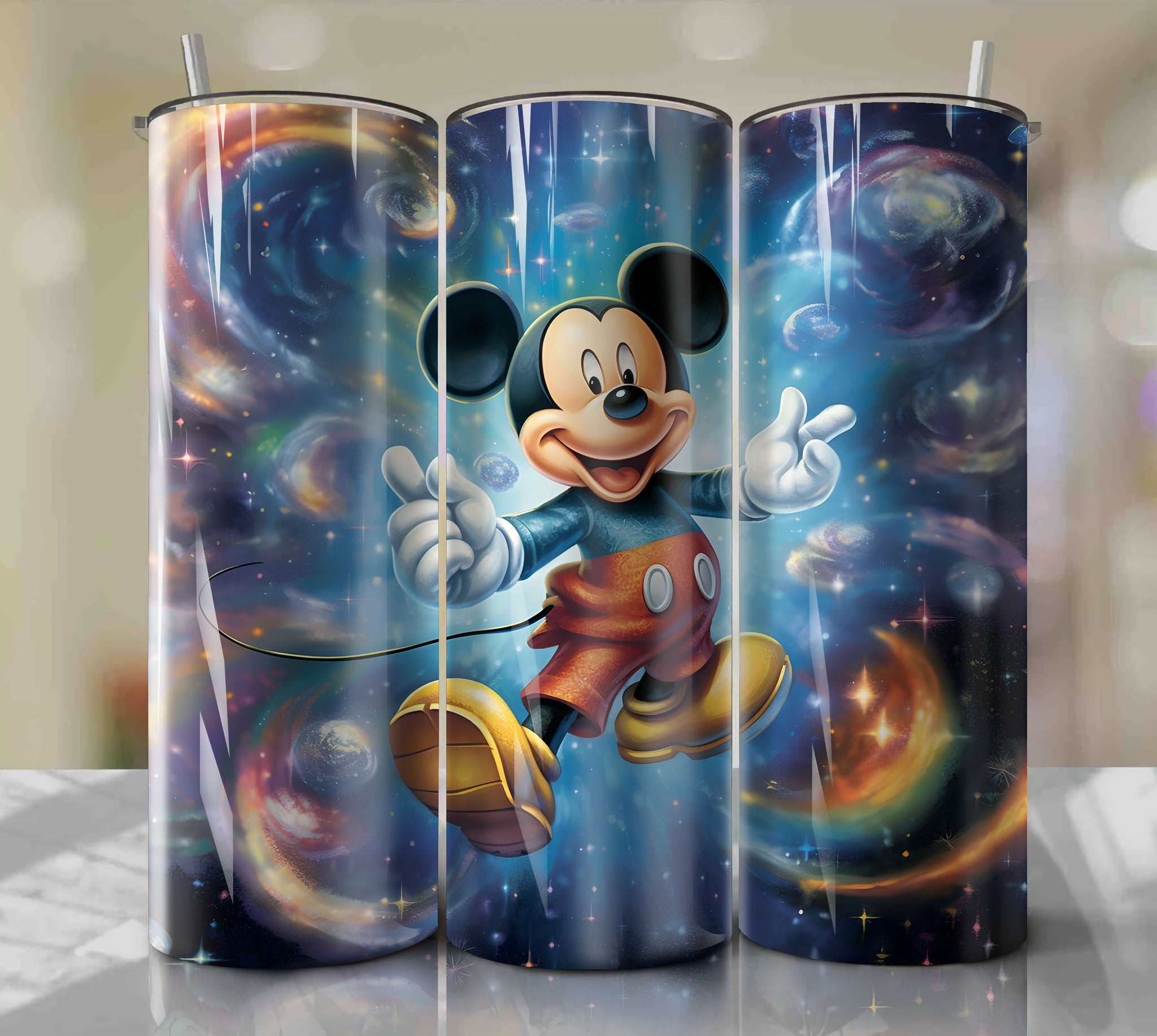 High-Quality Skinny Tumbler 20oz Wrap PNG - Disney Mickey Mouse Theme