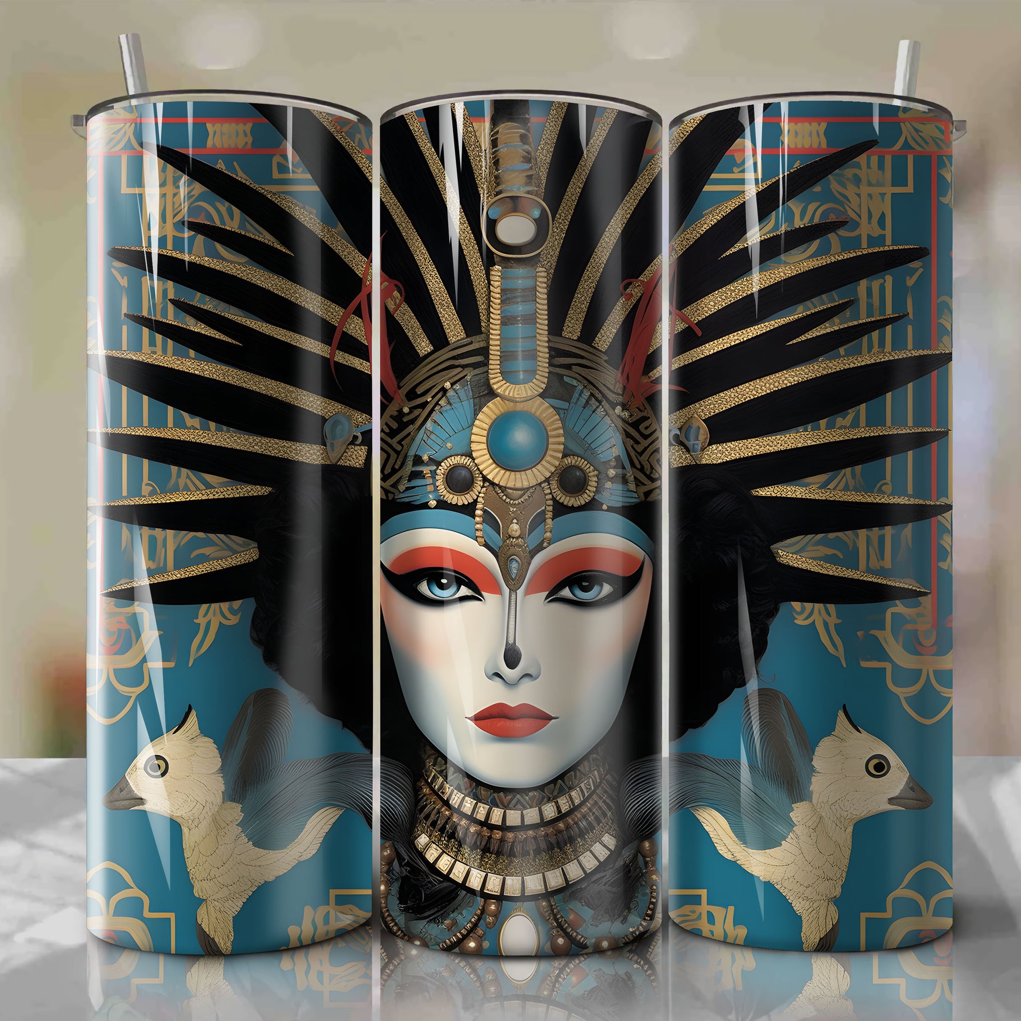 Siouxsie Sioux Design on Skinny Tumbler 20oz Wrap | Sublimation PNG