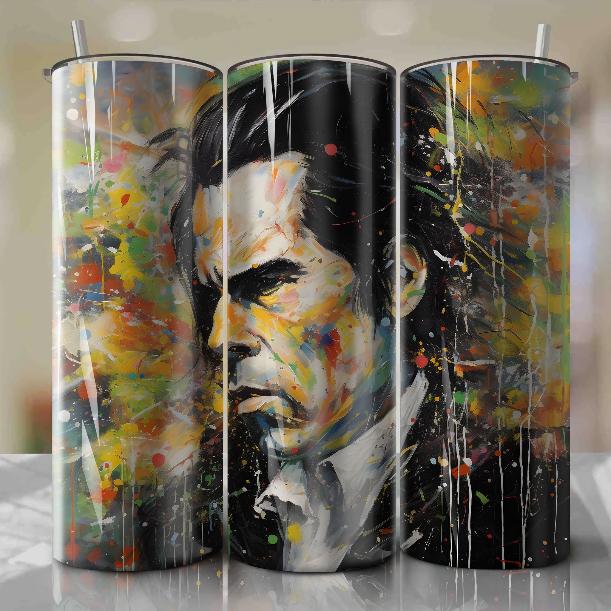 Skinny Tumbler 20oz Wrap PNG - Sublimation | Nick Cave Design