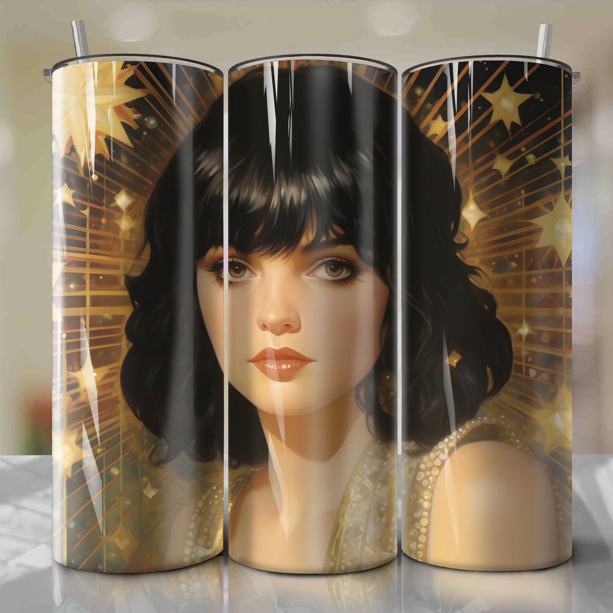 Collectible Linda Ronstadt Skinny Tumbler 20oz Wrap PNG - Sublimation | Perfect Gift