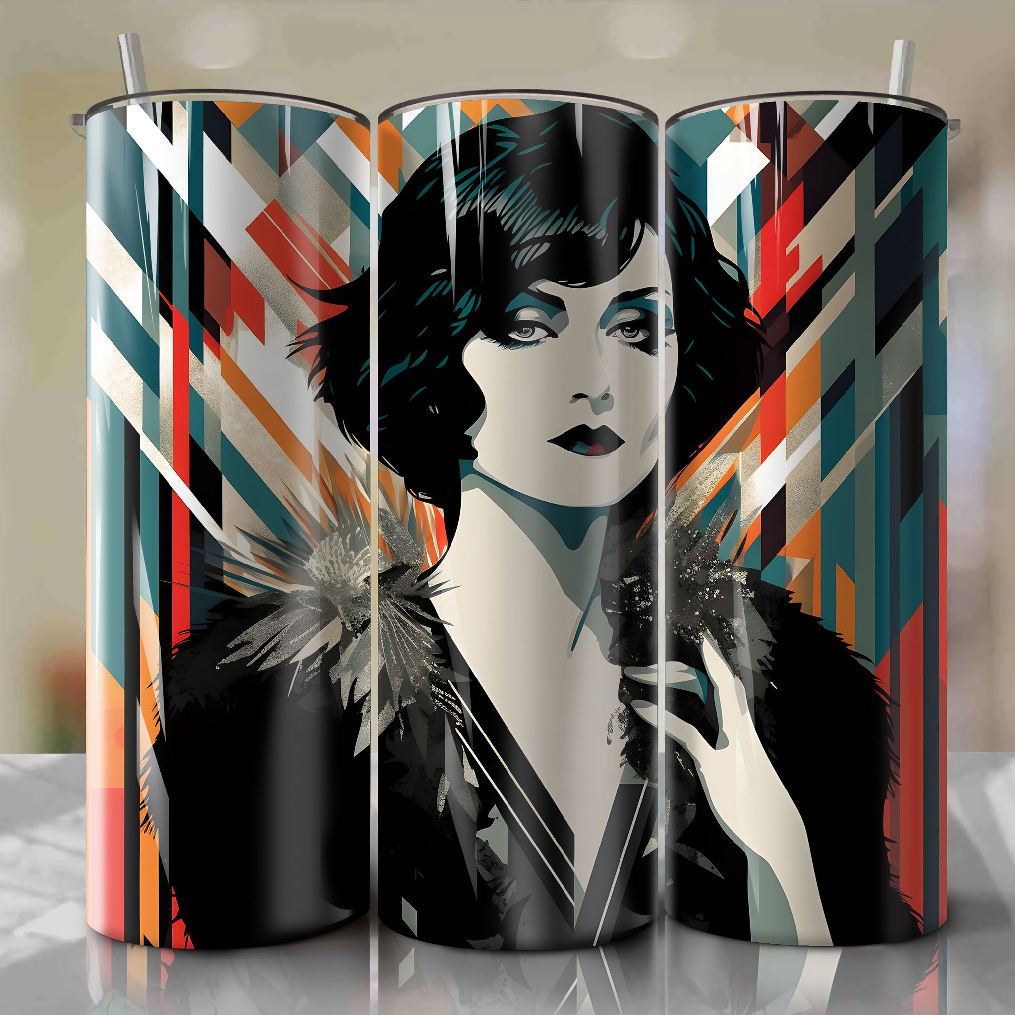 Siouxsie Sioux Inspired Skinny Tumbler 20oz Wrap | Sublimation PNG