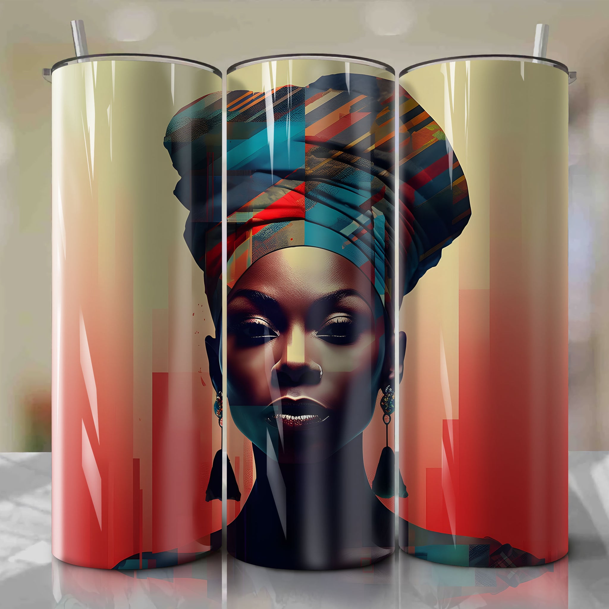 Unique Nina Simone Design for 20oz Skinny Tumbler | Sublimation PNG