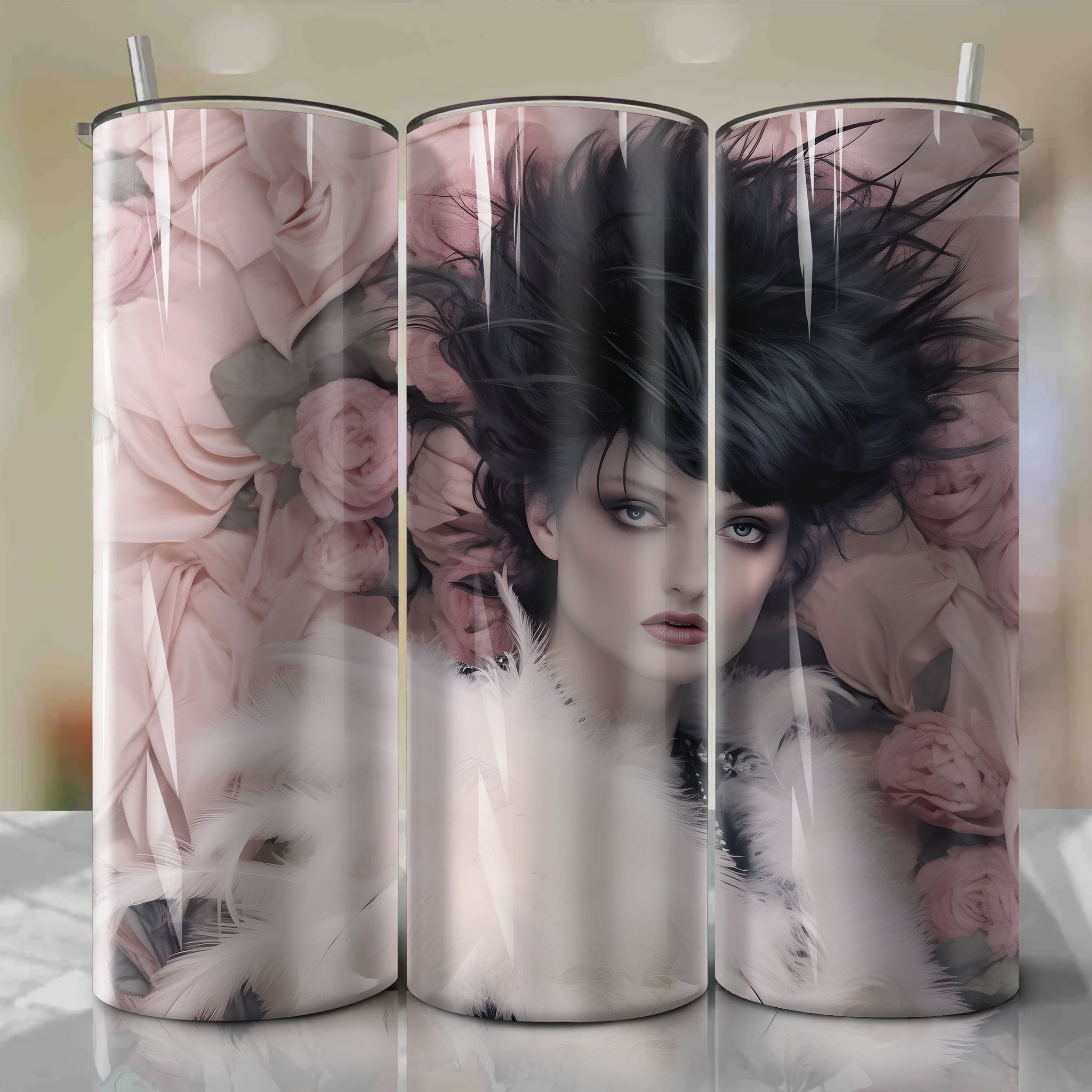 Sublimation Skinny Tumbler 20oz Wrap | Siouxsie Sioux Collectible