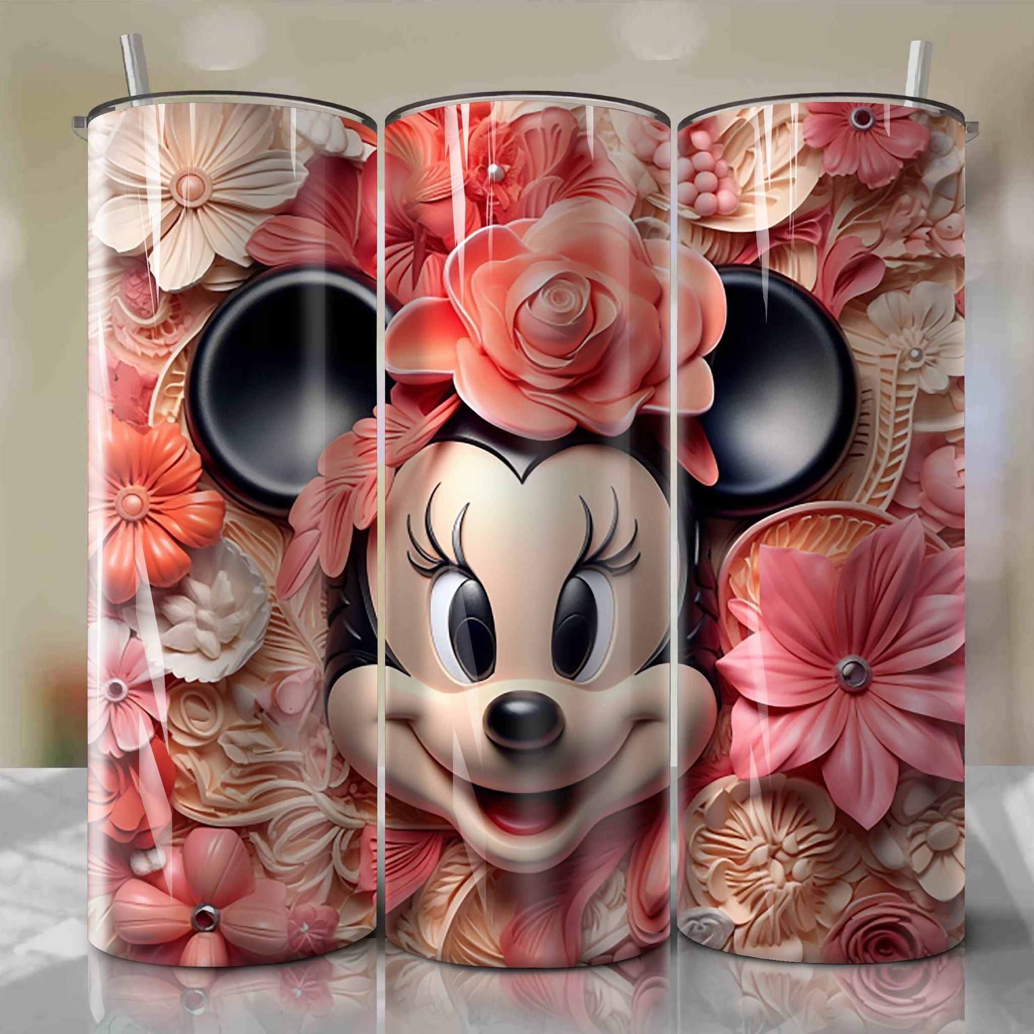 Floral Beauty: 3D Sublimation Mouse Pads (3053624)