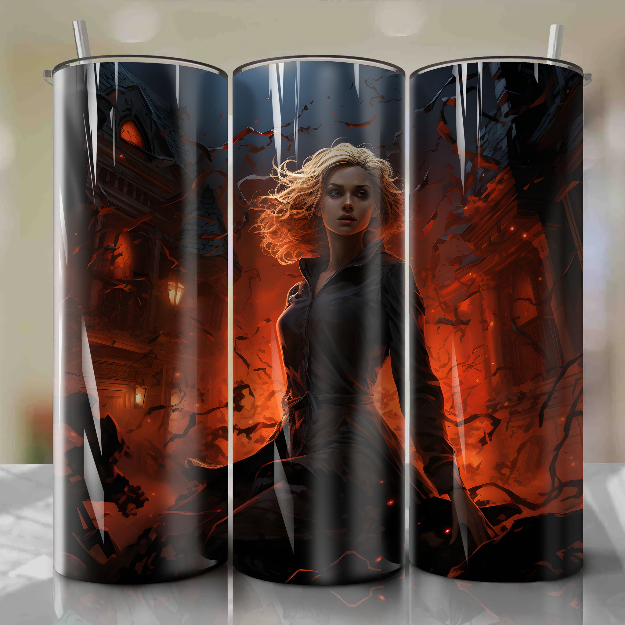 Tumbler Wrap - 20 oz Straight Tumbler PNG Digital Product