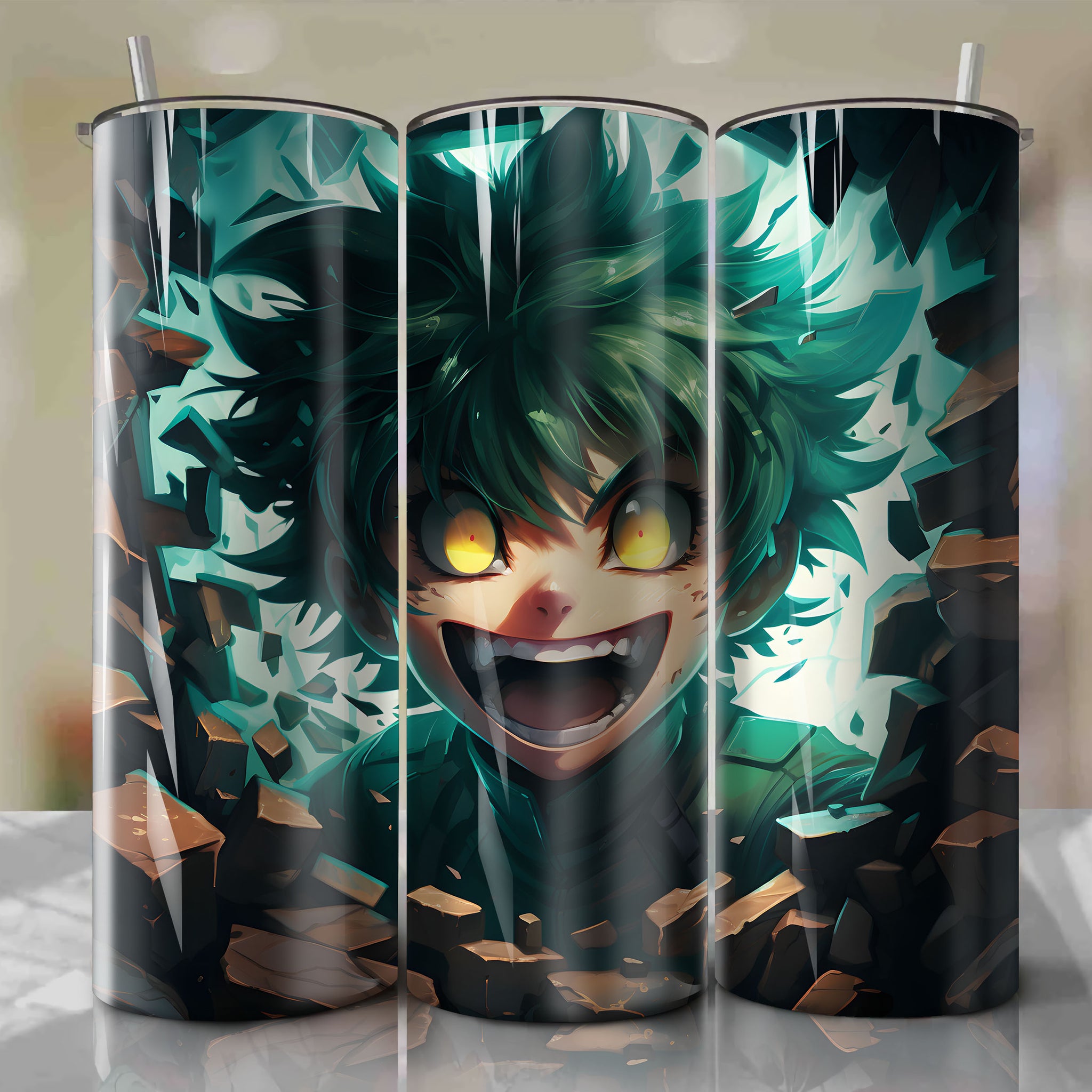 One For All Bursting Out - Tumbler Wrap | My Hero Academia-inspired Design