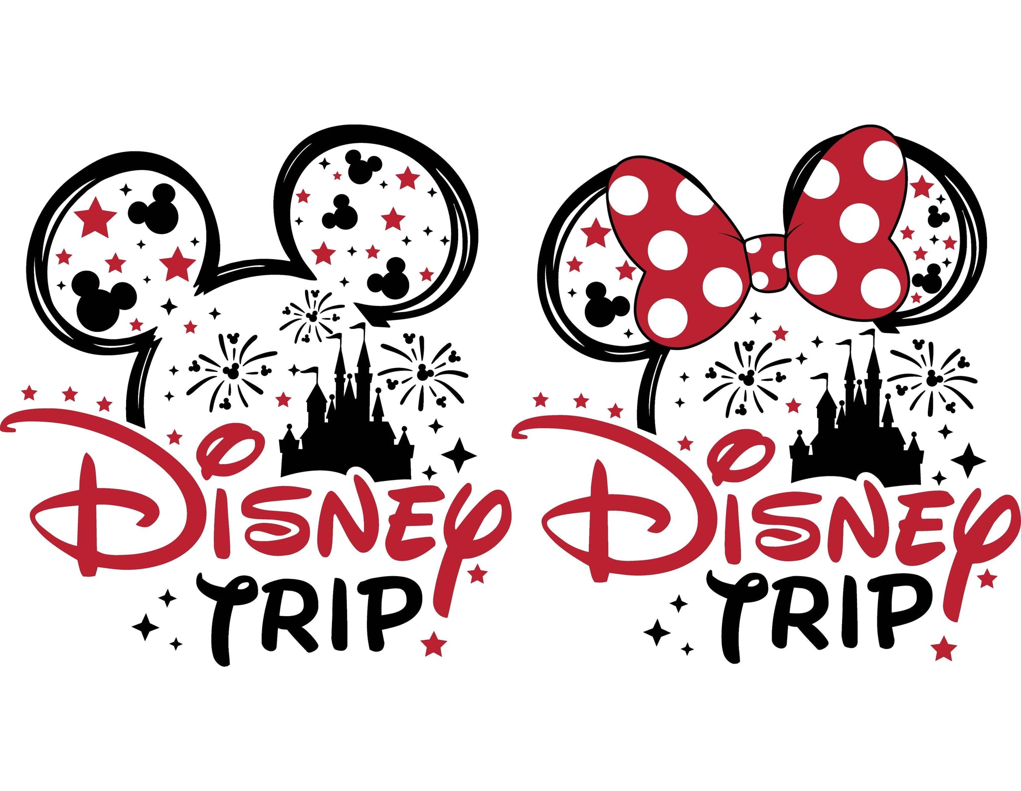 Bundle Disney Trip  SVG - Instant Download