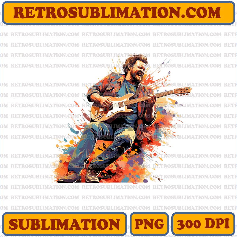 Thanksgiving Blake Shelton Guitar - Joyful Country Song - Bootleg Style PNG
