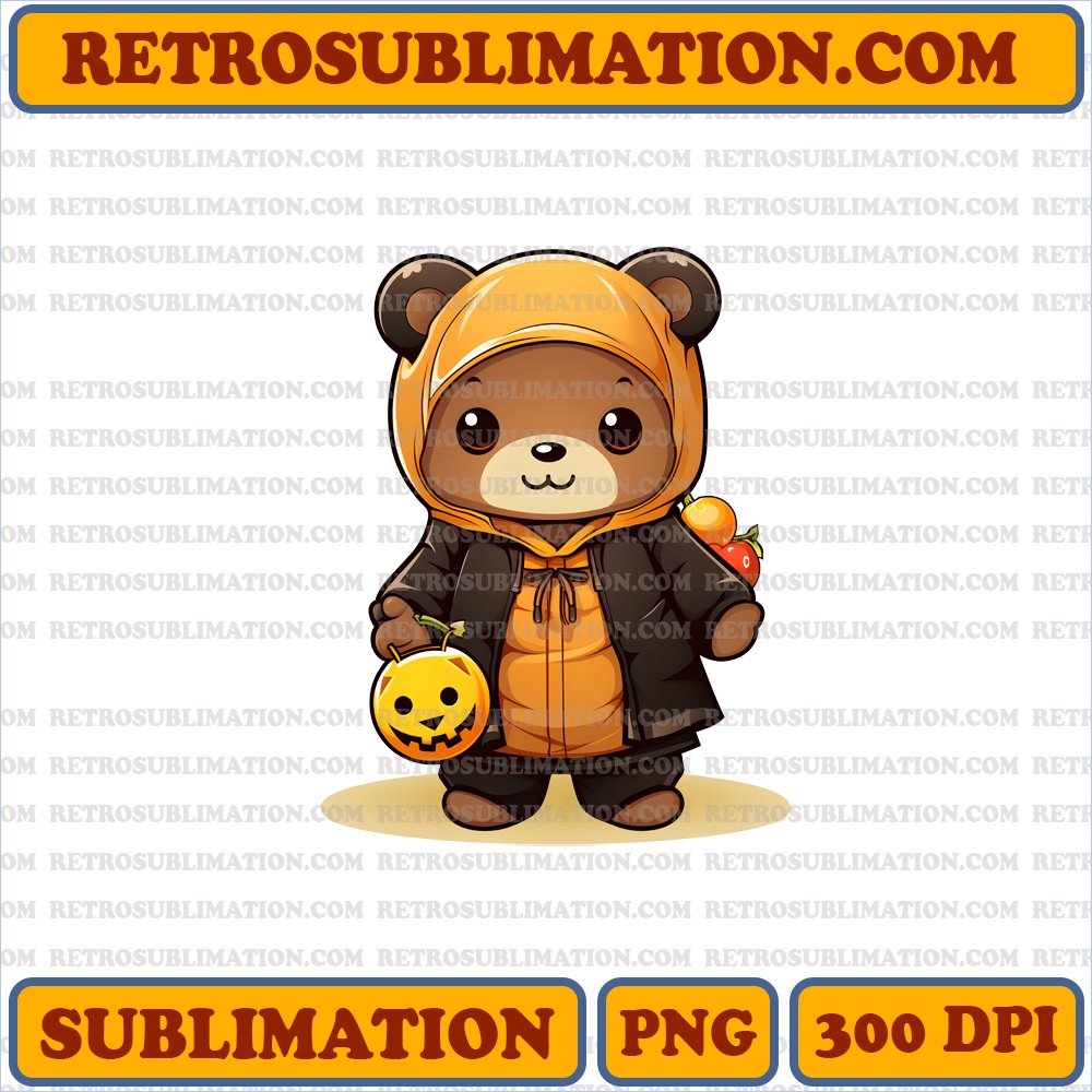 Rilakkuma Halloween Candy Delight - Digital Download PNG Sublimation
