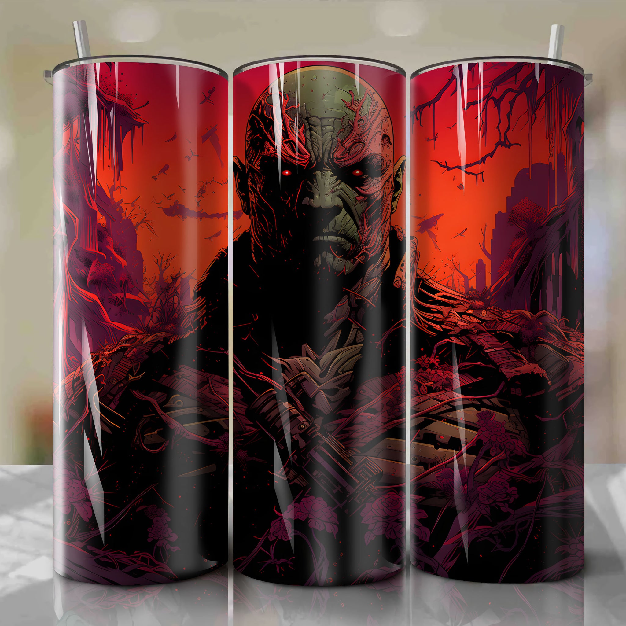 Drax the Destroyer | Ferocious Warrior in 20 Oz Tumbler Wrap
