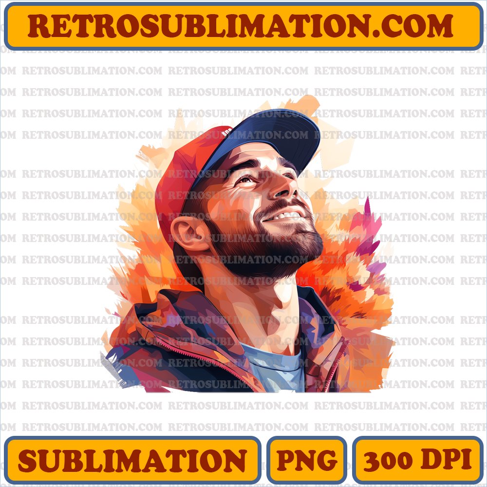 Thanksgiving Sam Hunt Hat - Casual and Bootleg Style - Sublimation PNG Digital Download
