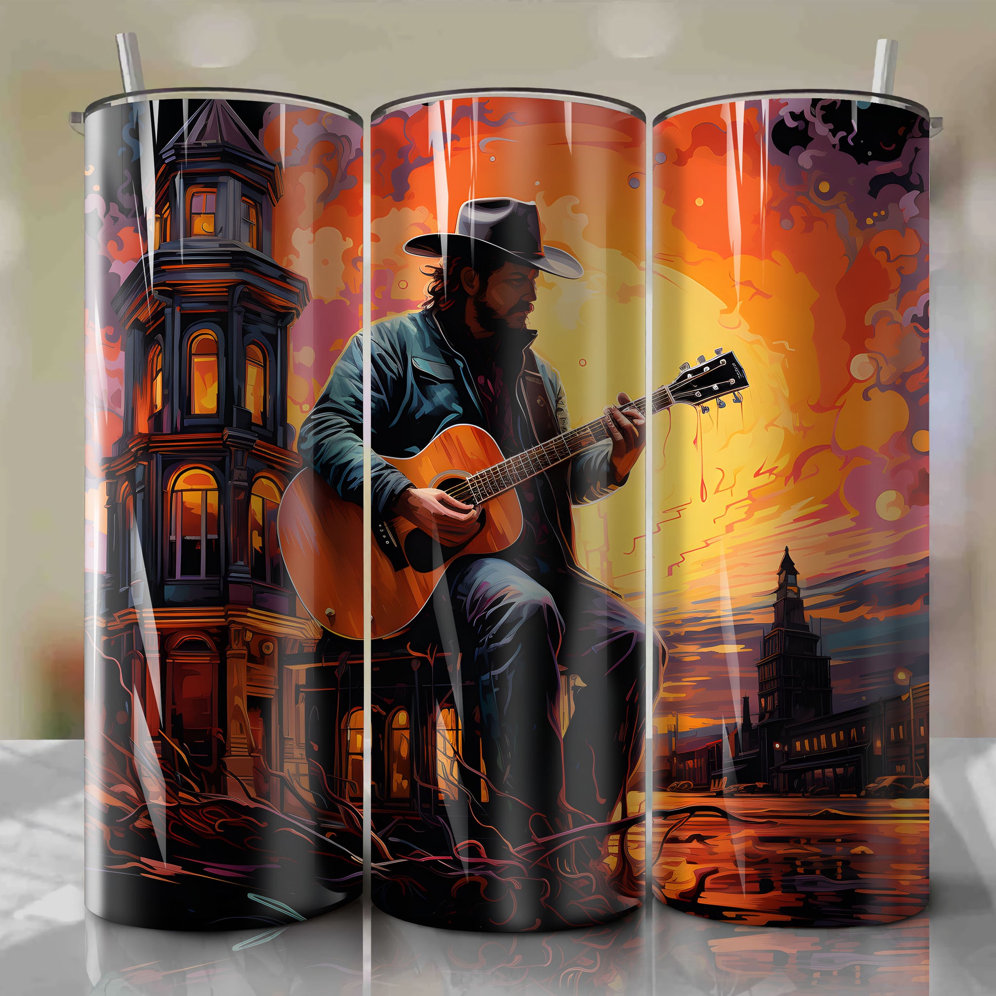 Jason Aldean 20 Oz Tumbler Wrap - Embracing the Troubadour Spirit
