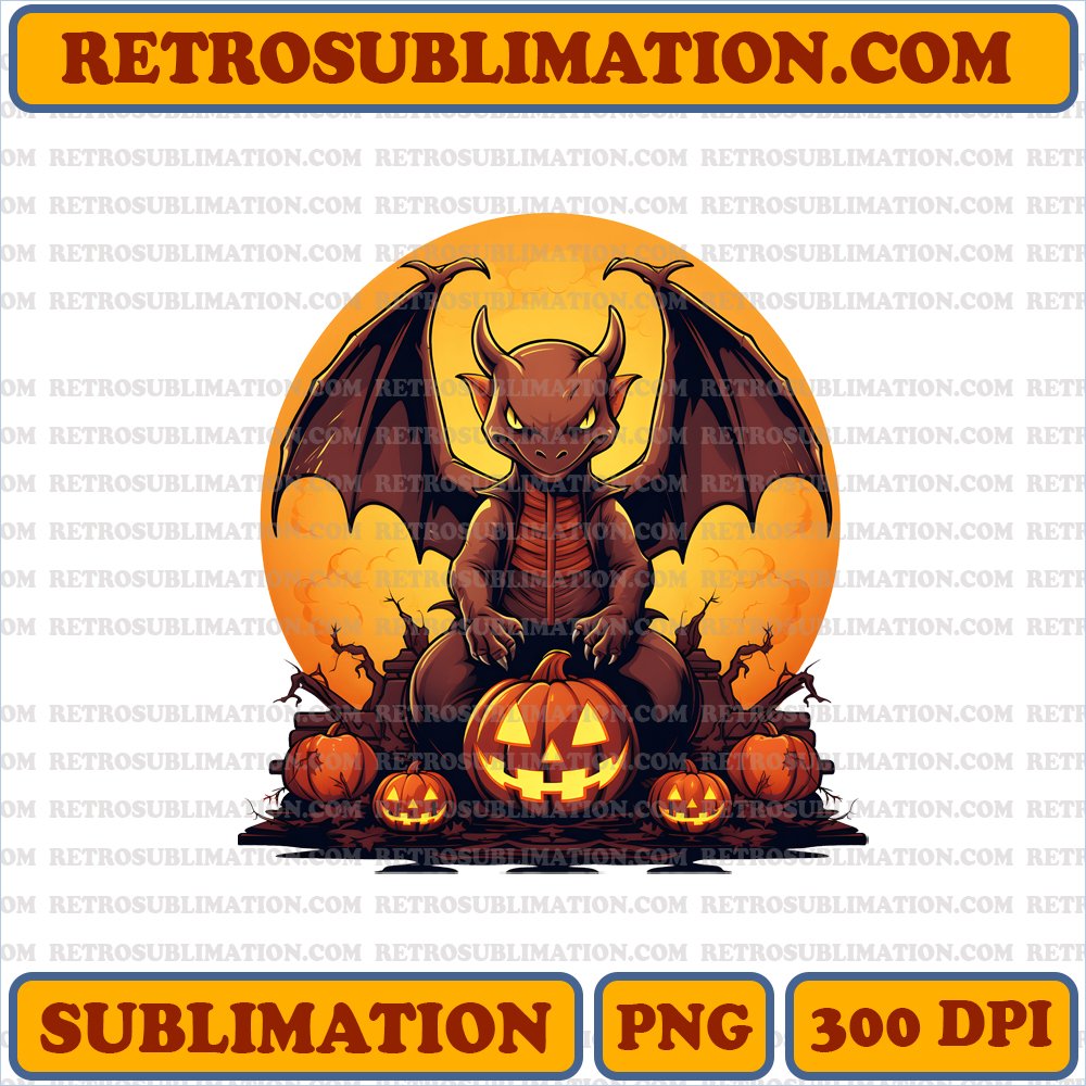 Proud Guardian of Halloween Festivities - Bootleg Style Charizard PNG Digital Download
