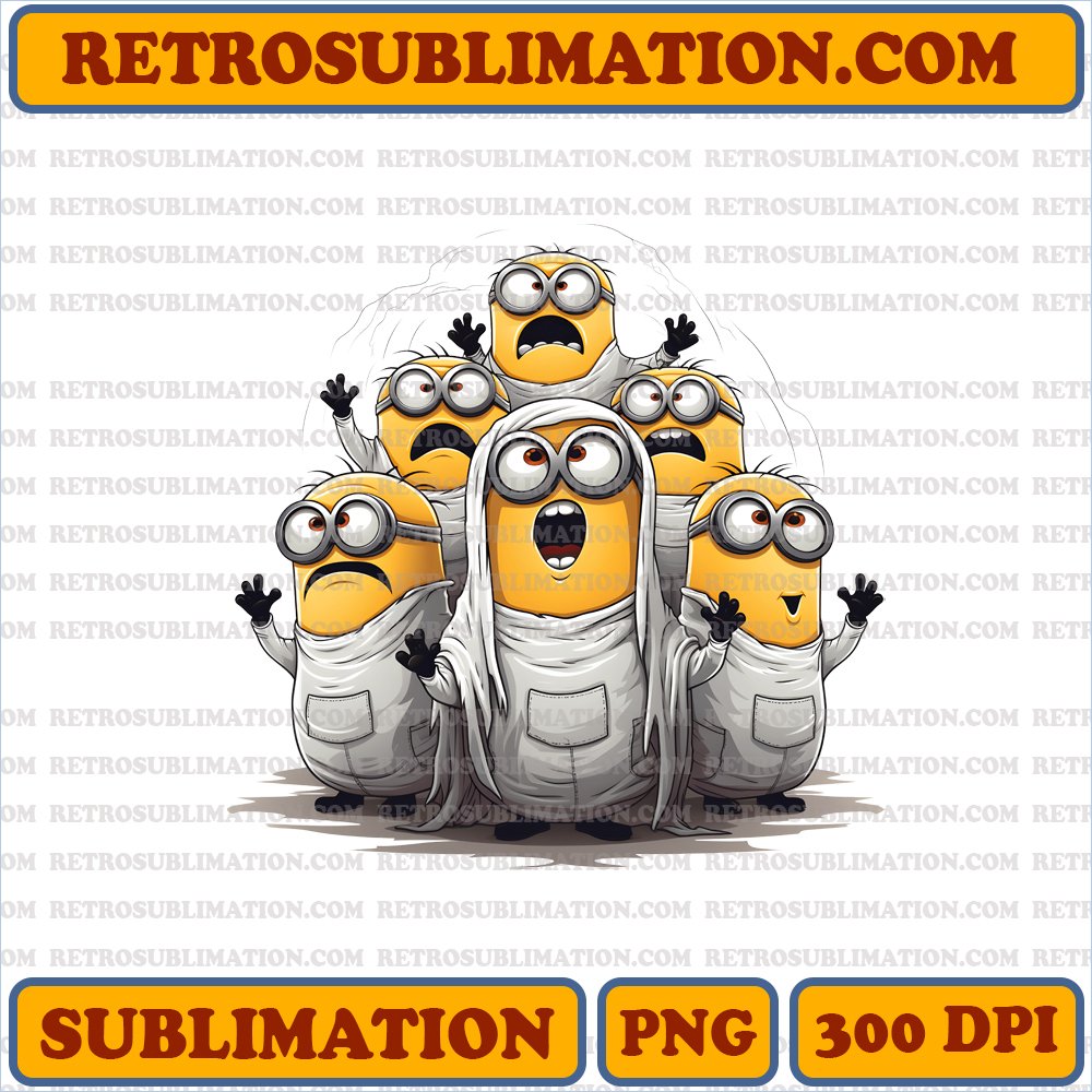 Halloween Minions - Spooky Choir Singing - Digital Download PNG
