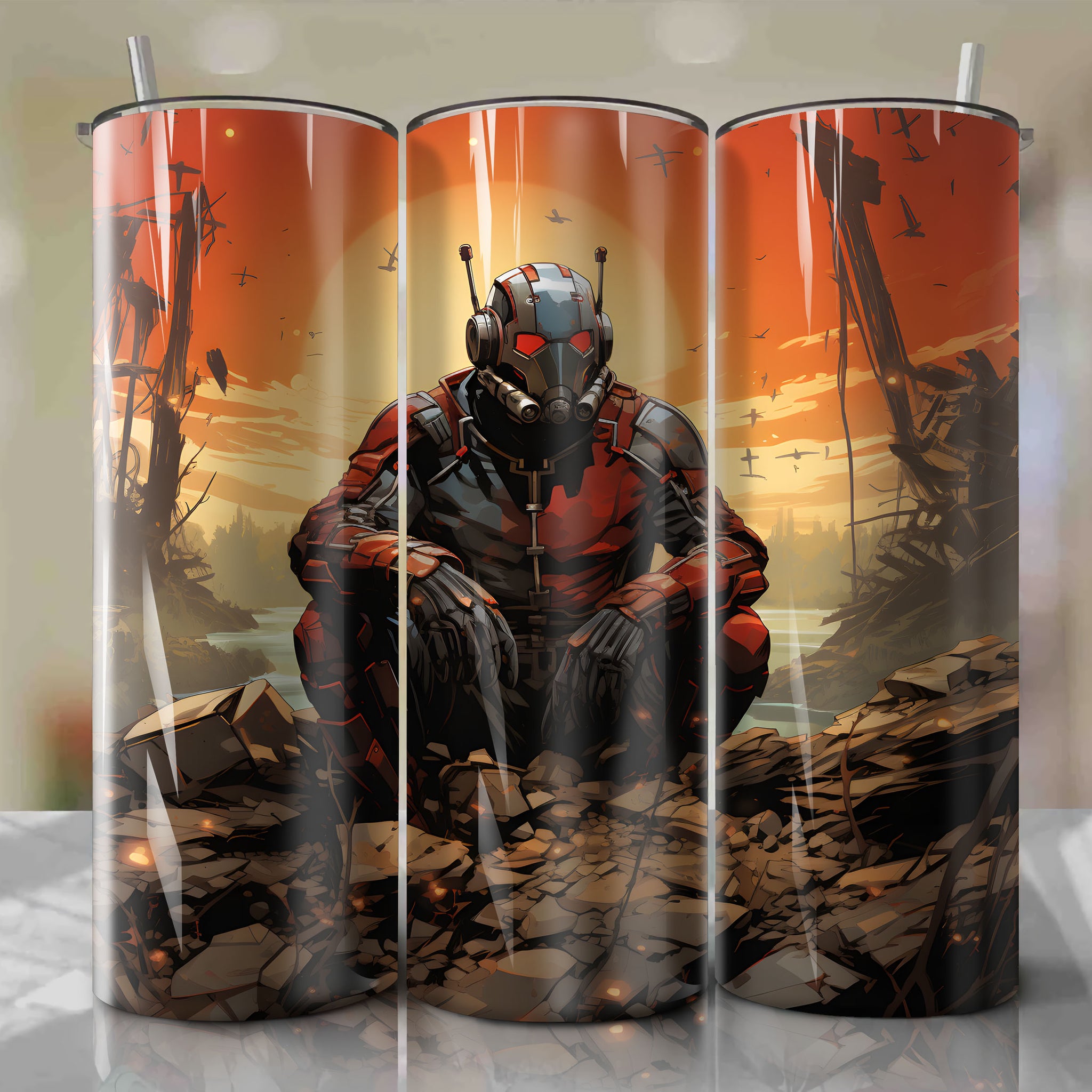 Ant-Man Tumbler Wrap - A Marvelous Blend of Size-shifting Innovation and Artistry
