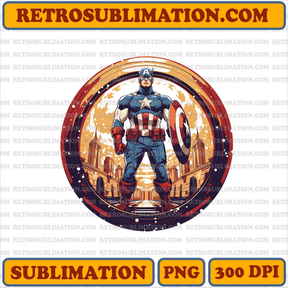 <Thanksgiving> <Captain America> Digital Download - Sublimation PNG
