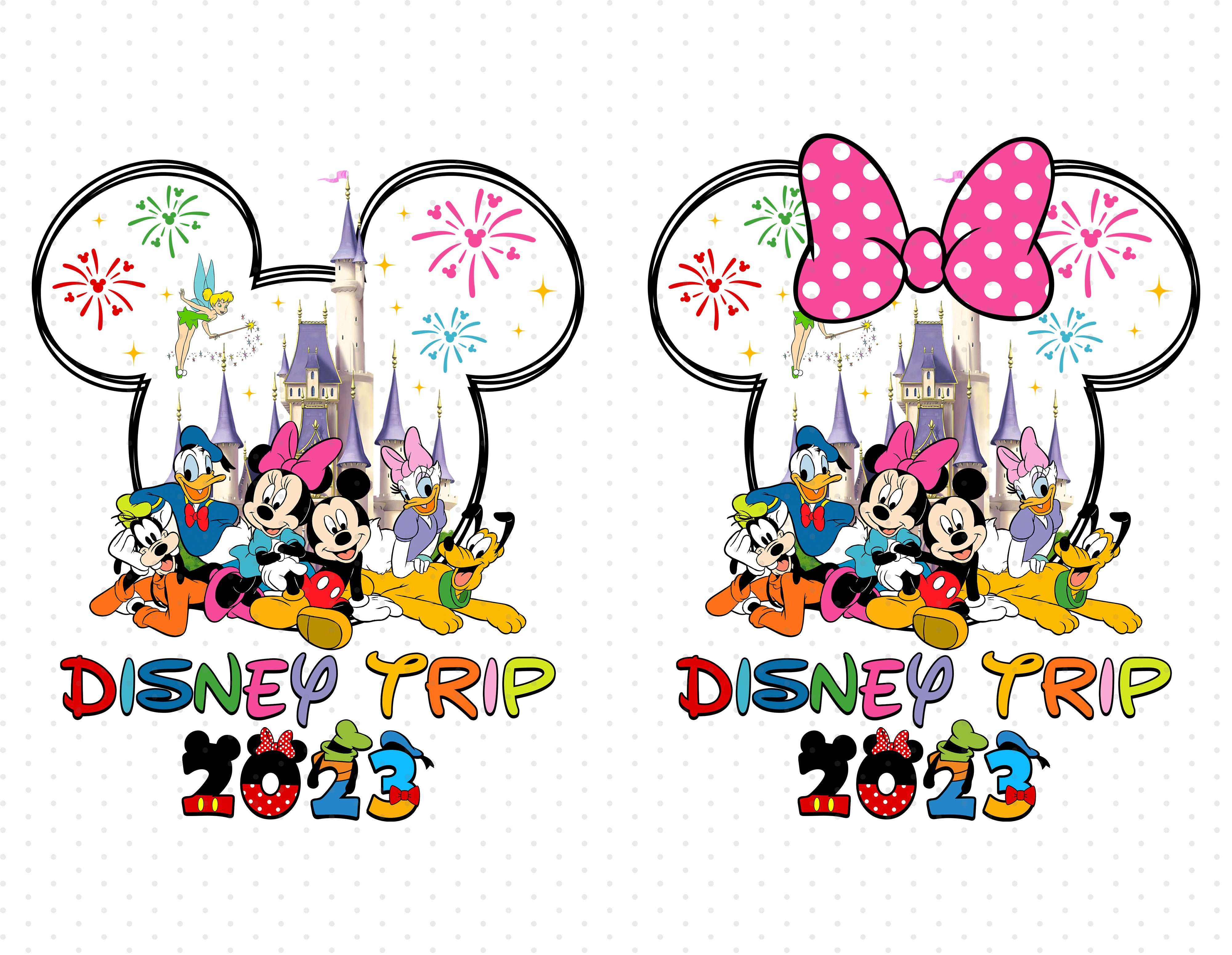 Bundle Disney Trip 2023 Mickey And Minnie Sublimation PNG