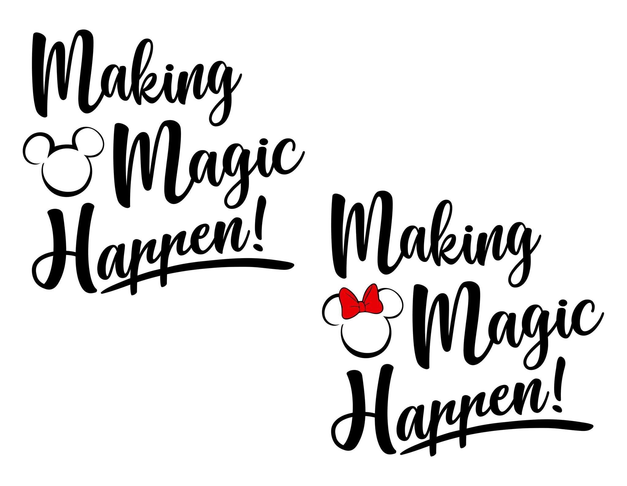 Bundle Disney Mickey And Friends Making Magic Happen SVG - Instant Download