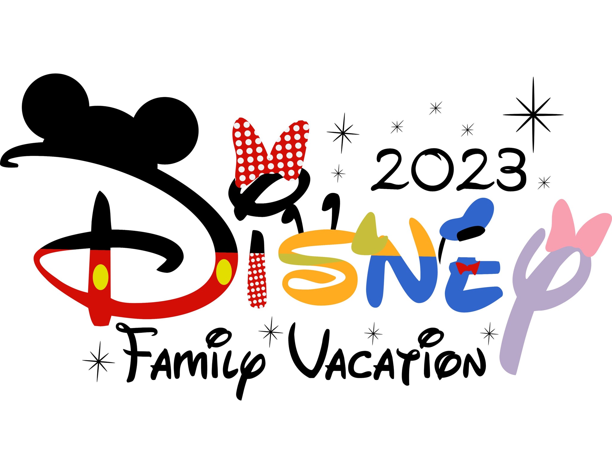 Disney Family Vacation 2023  SVG - Instant Download
