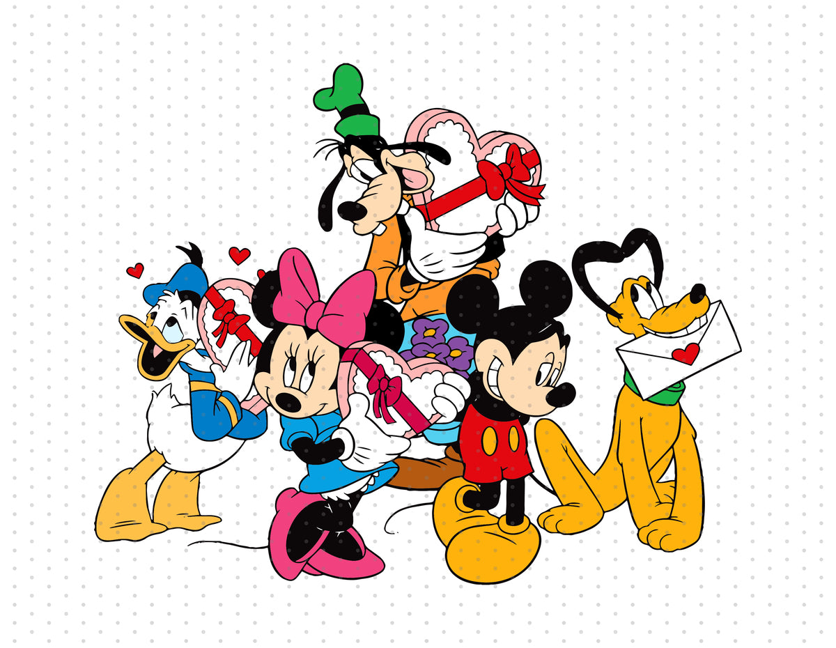 Mickey And Friends PNG, Disney PNG
