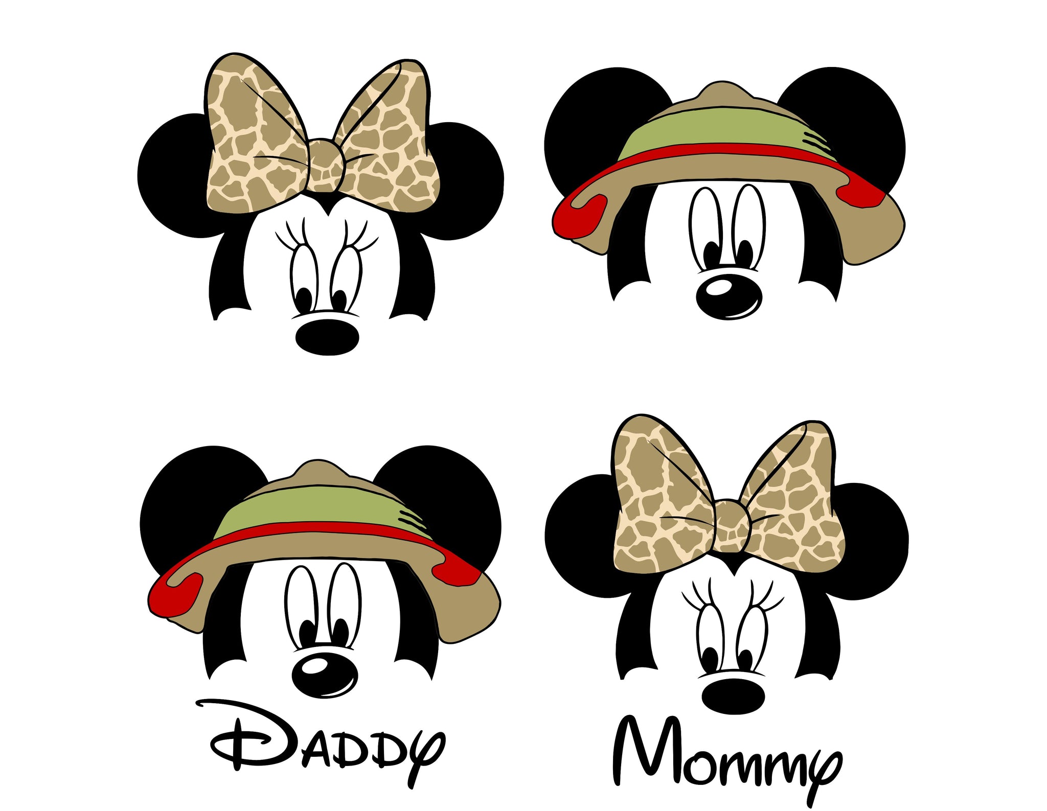 Bundle Disney Custom Animal Kingdom PNG - Instant Download