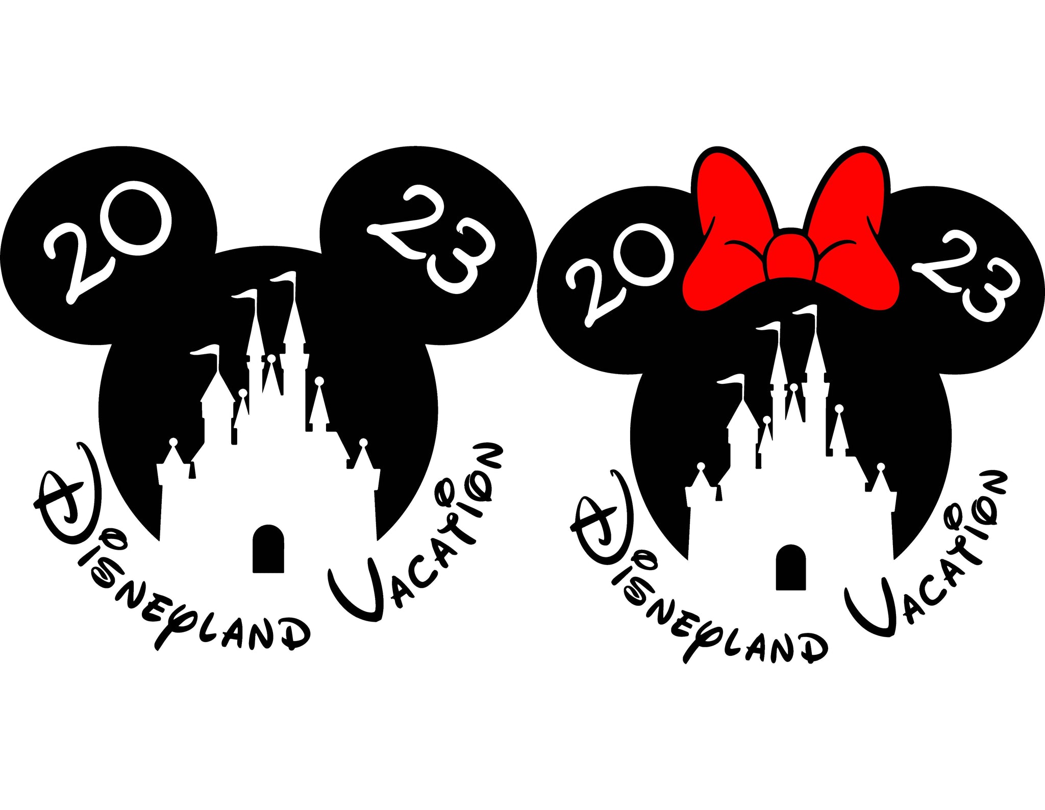 Bundle Disneyland Vacation 2023  SVG - Instant Download