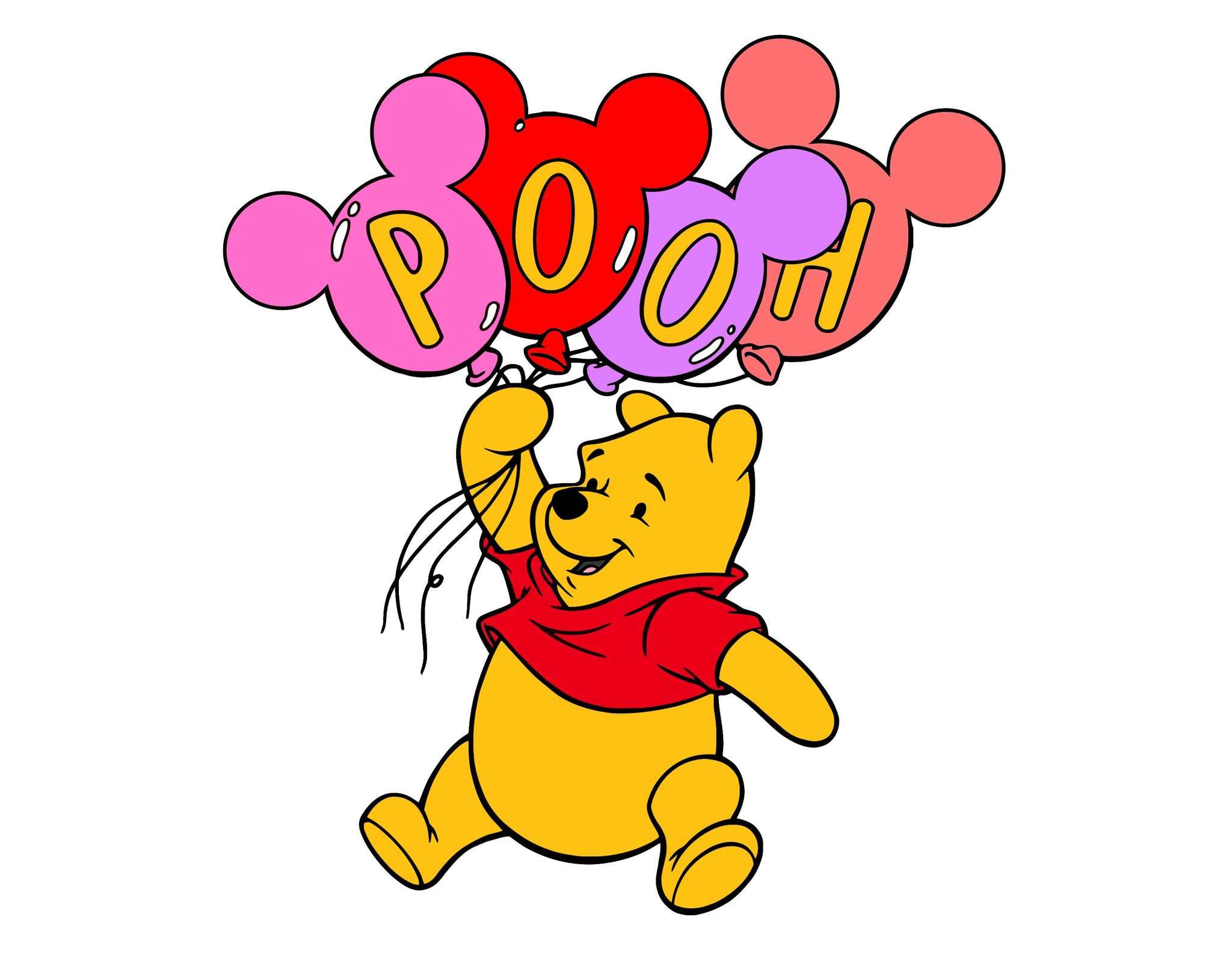 Winnie The Pooh - Valentine's Day PNG - Instant Download