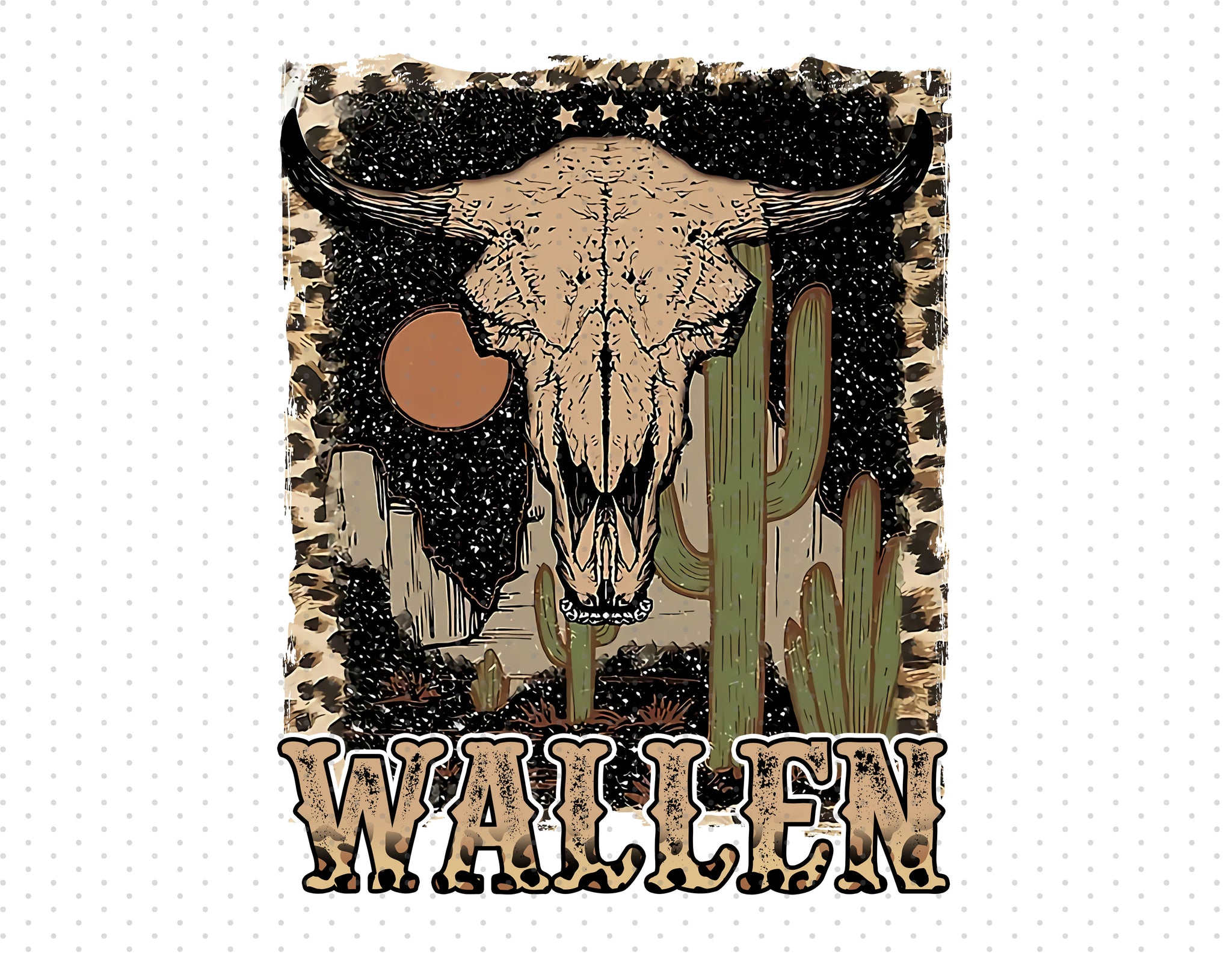 Wallen Leopard Print PNG