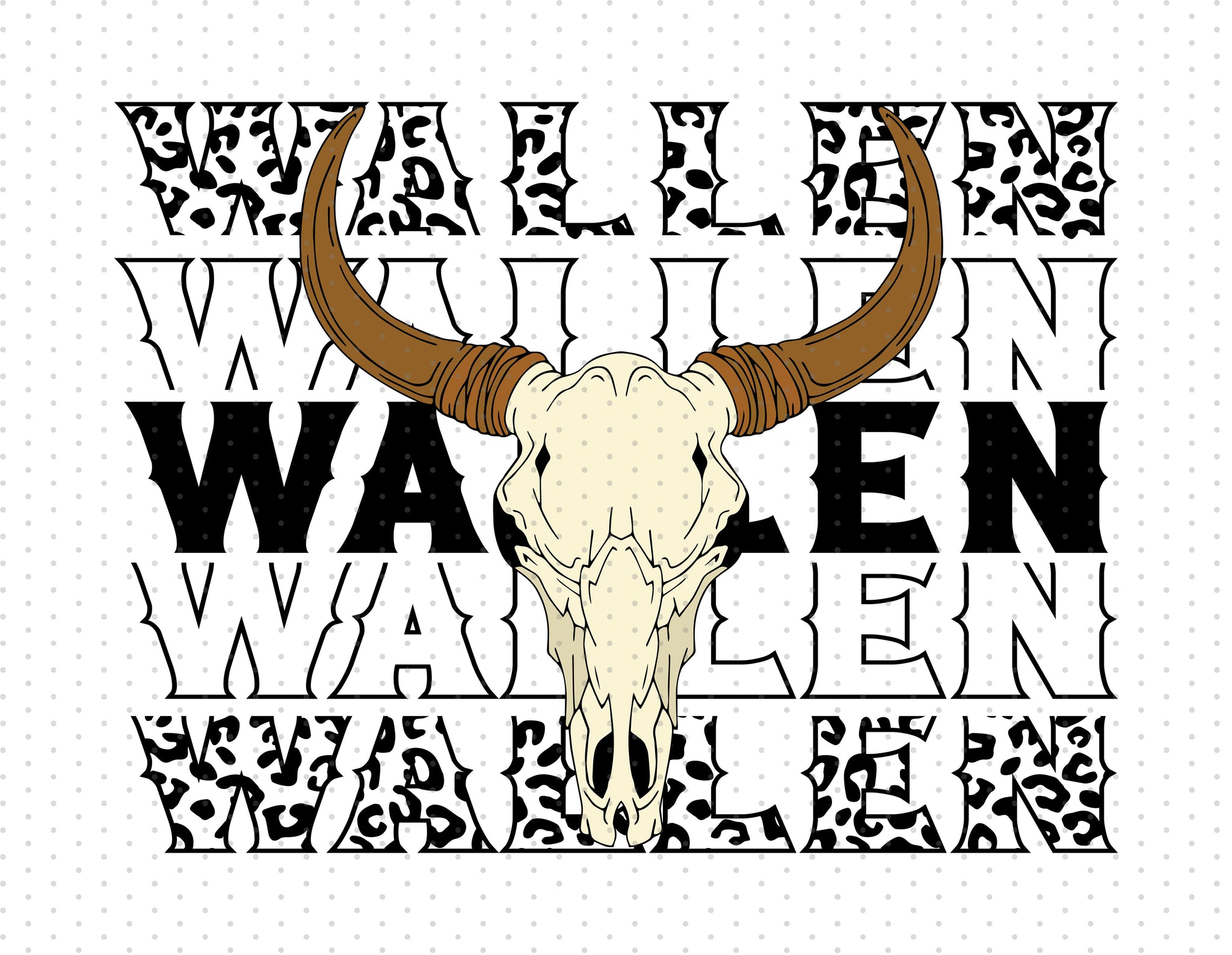 Wallen Leopard Skin SVG- Instant Download