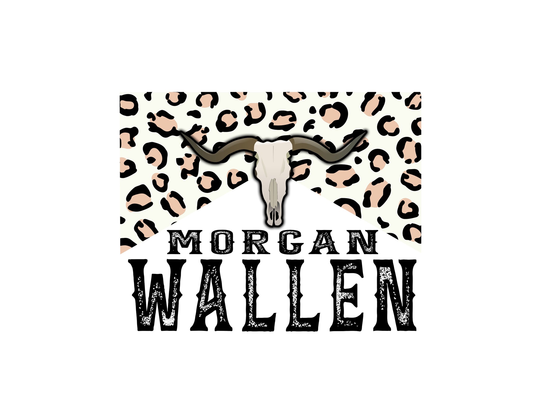 Morgan Wallen Leopard Skin PNG - Instant Download