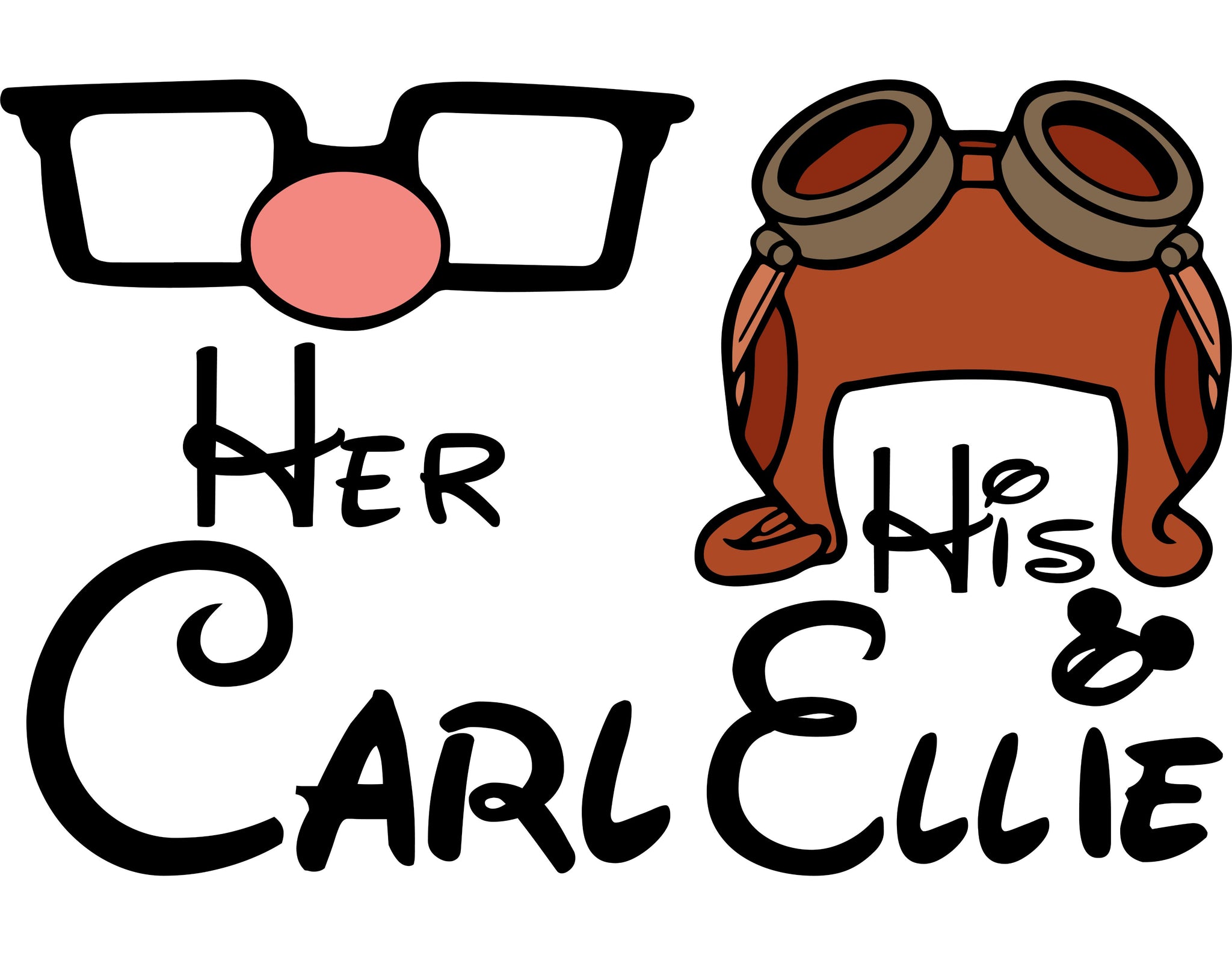 Her Carl His Ellie PNG - Up - Valentine's Day