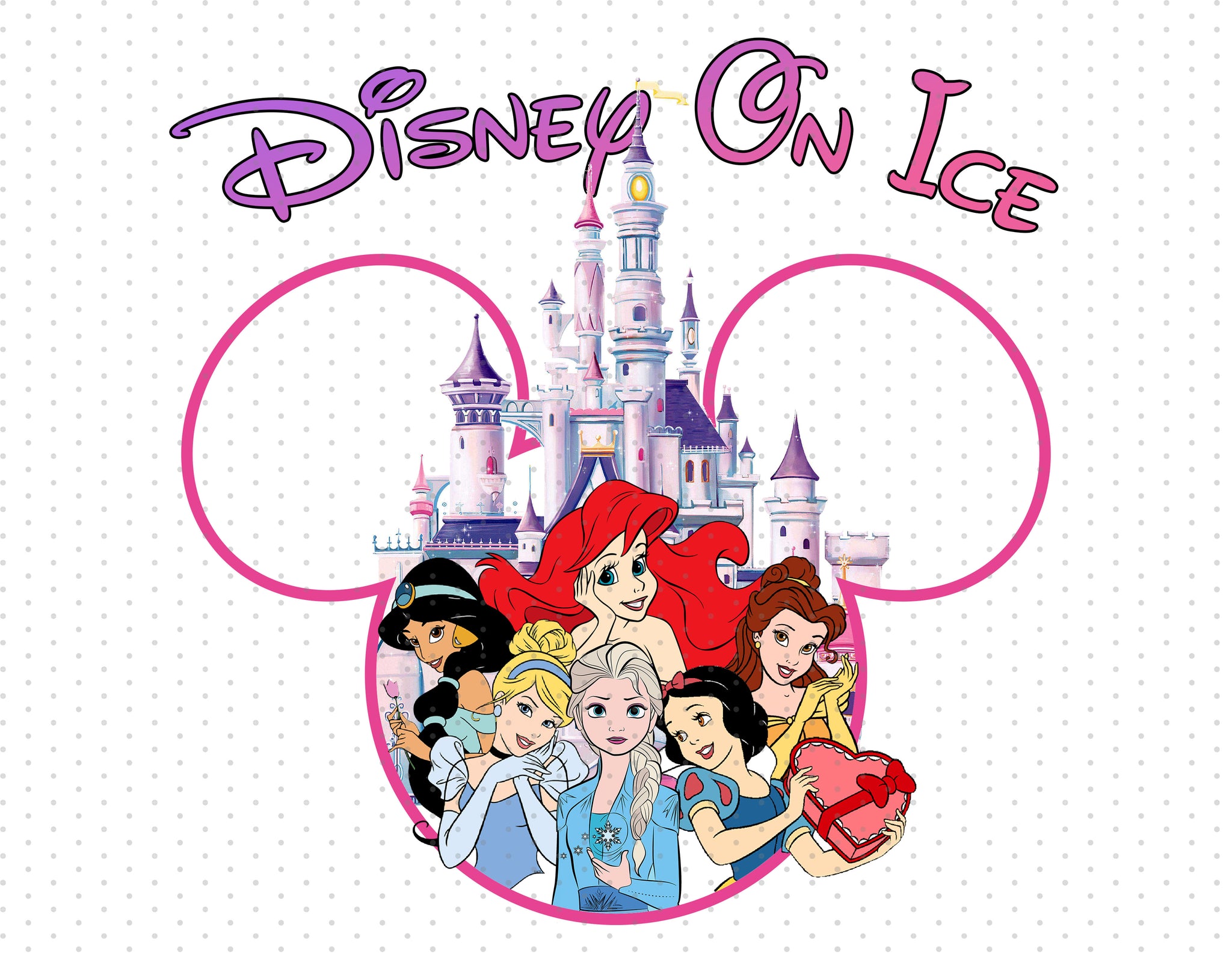 Disney On Ice Sublimation PNG