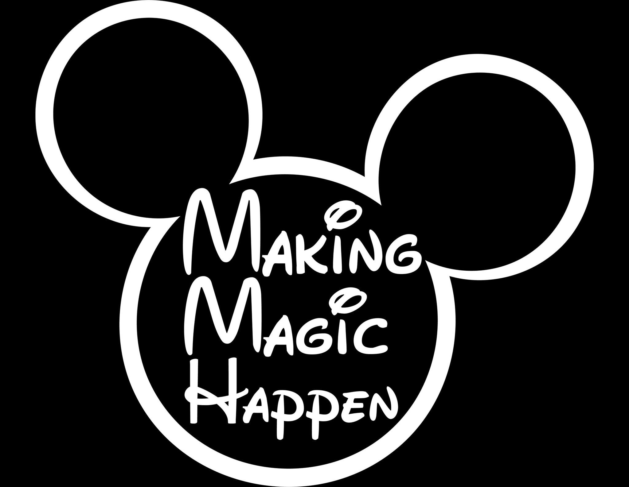 Mickey Making Magic Happen SVG - Instant Download