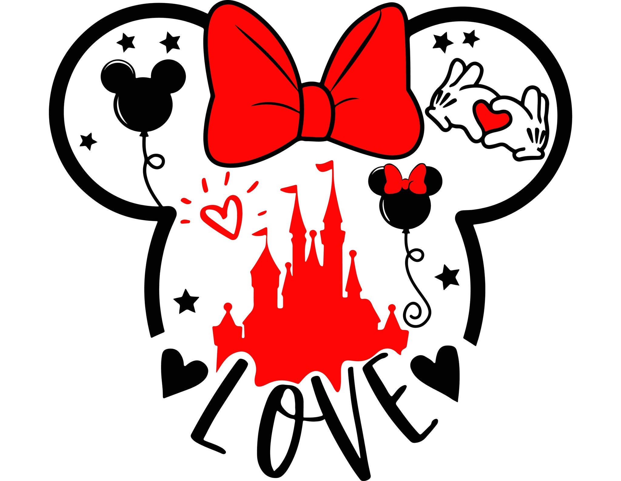 Disney Valentine SVG - Instant Download