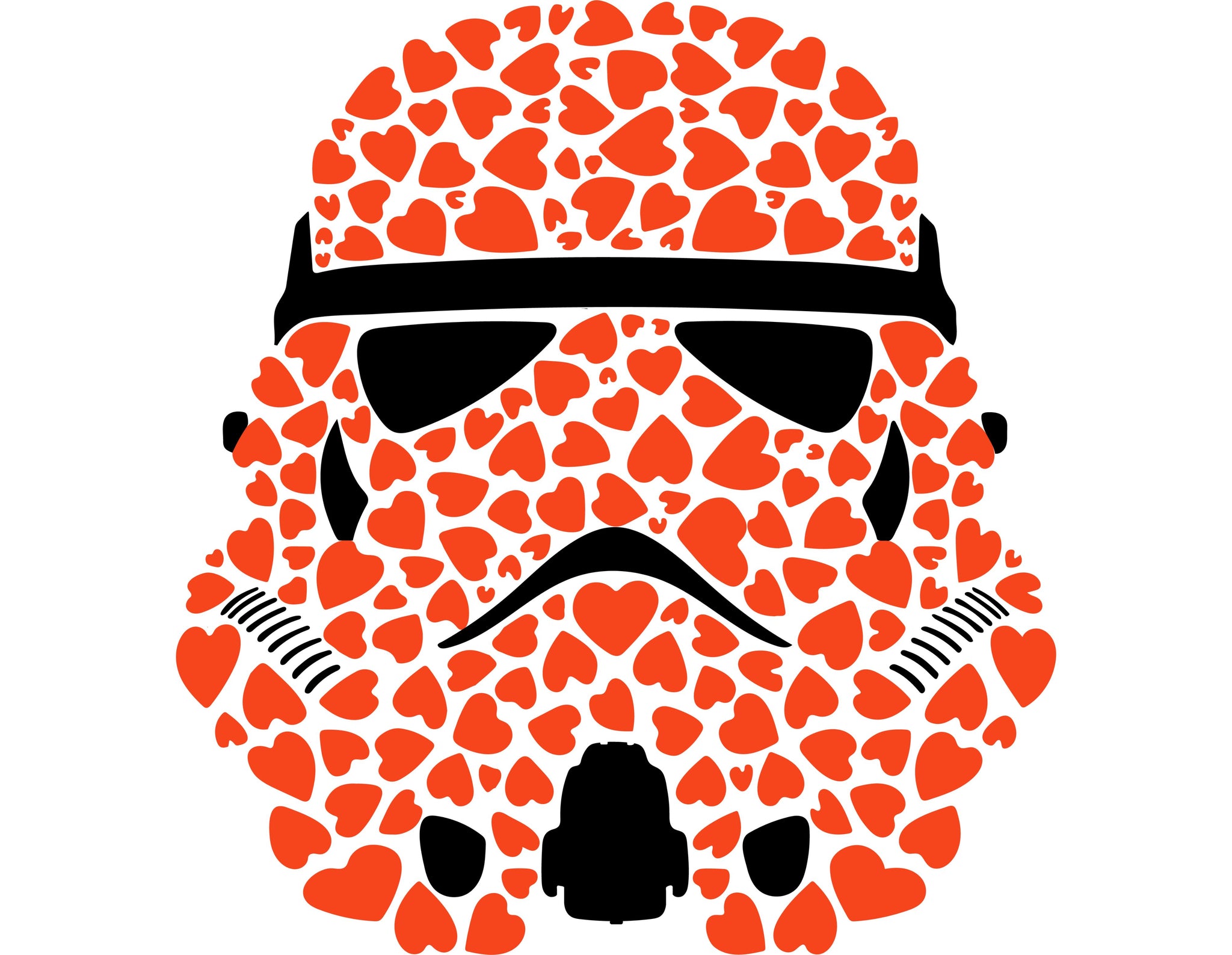 Star Wars Valentine's Day Stormtrooper Hearts SVG - Instant Download