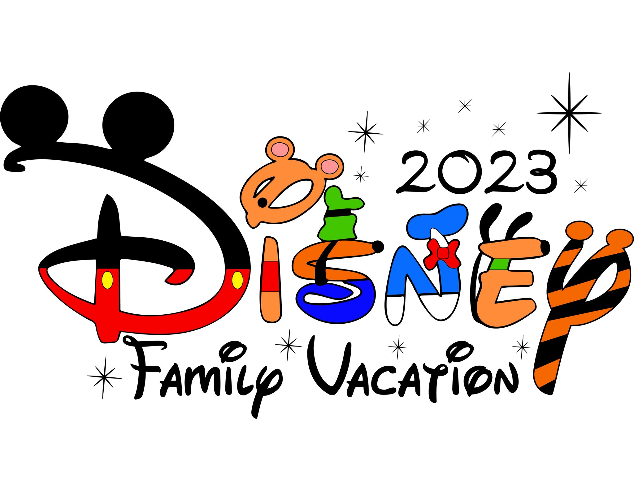 Disney Family Vacation 2023 SVG, Family Svg, Magical Kingdom Svg, Family Trip Svg, Family Trip 2023 Svg, Vacay Mode Svg, Best Day Ever Svg