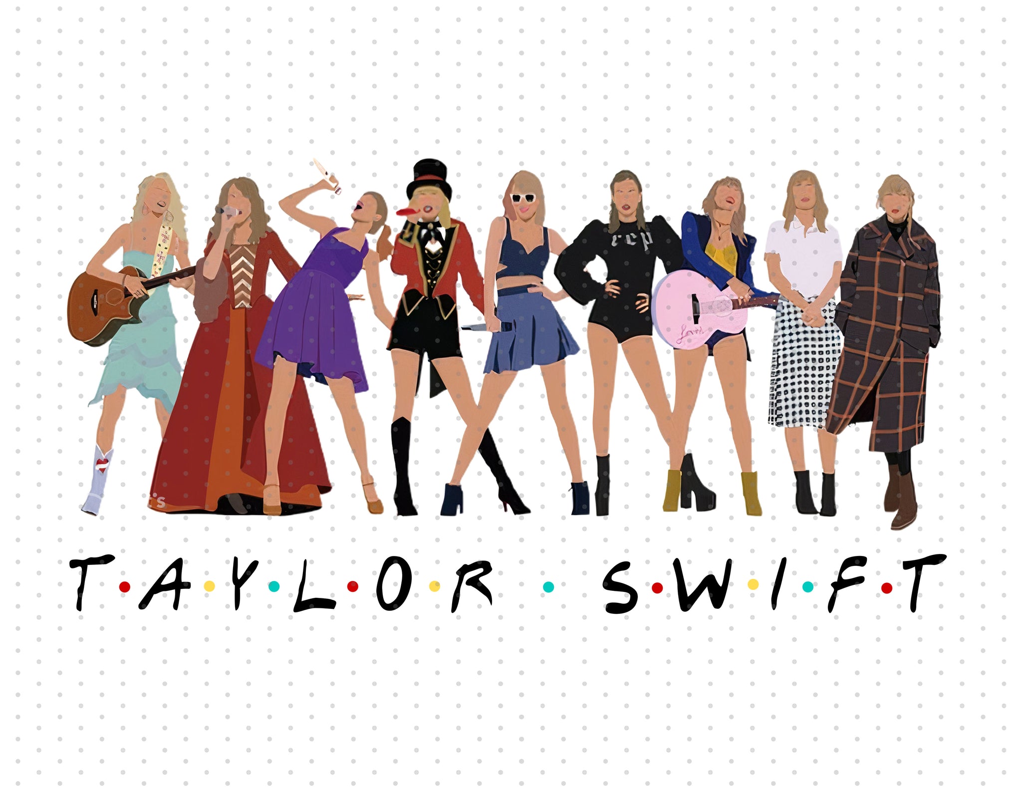 Taylor Swift Sublimation PNG