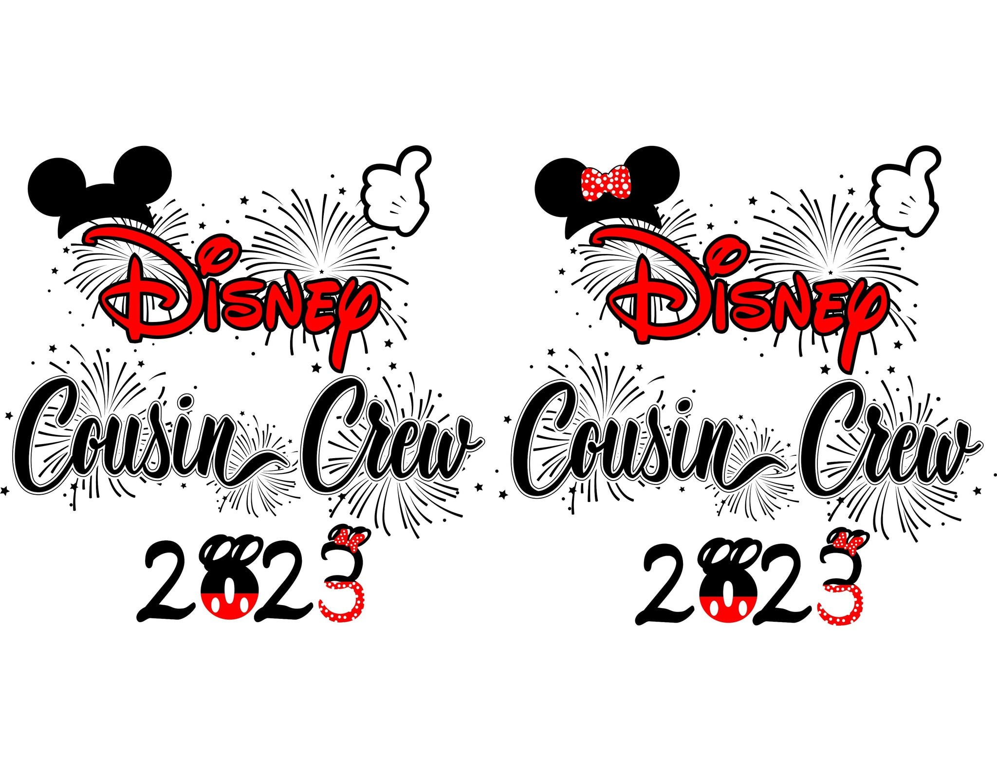 Disney Cousin Crew Bundle SVG, Family Svg, Magical Kingdom Svg, Family Trip Svg, Family Trip 2023 Svg, Vacay Mode Svg, Best Day Ever Svg