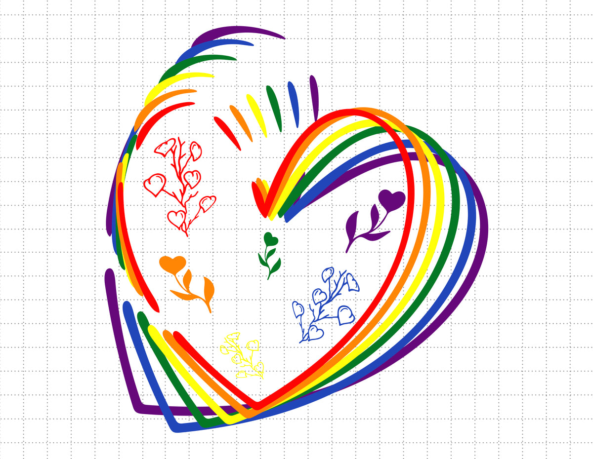 Valentine LGBT SVG - Instant Download