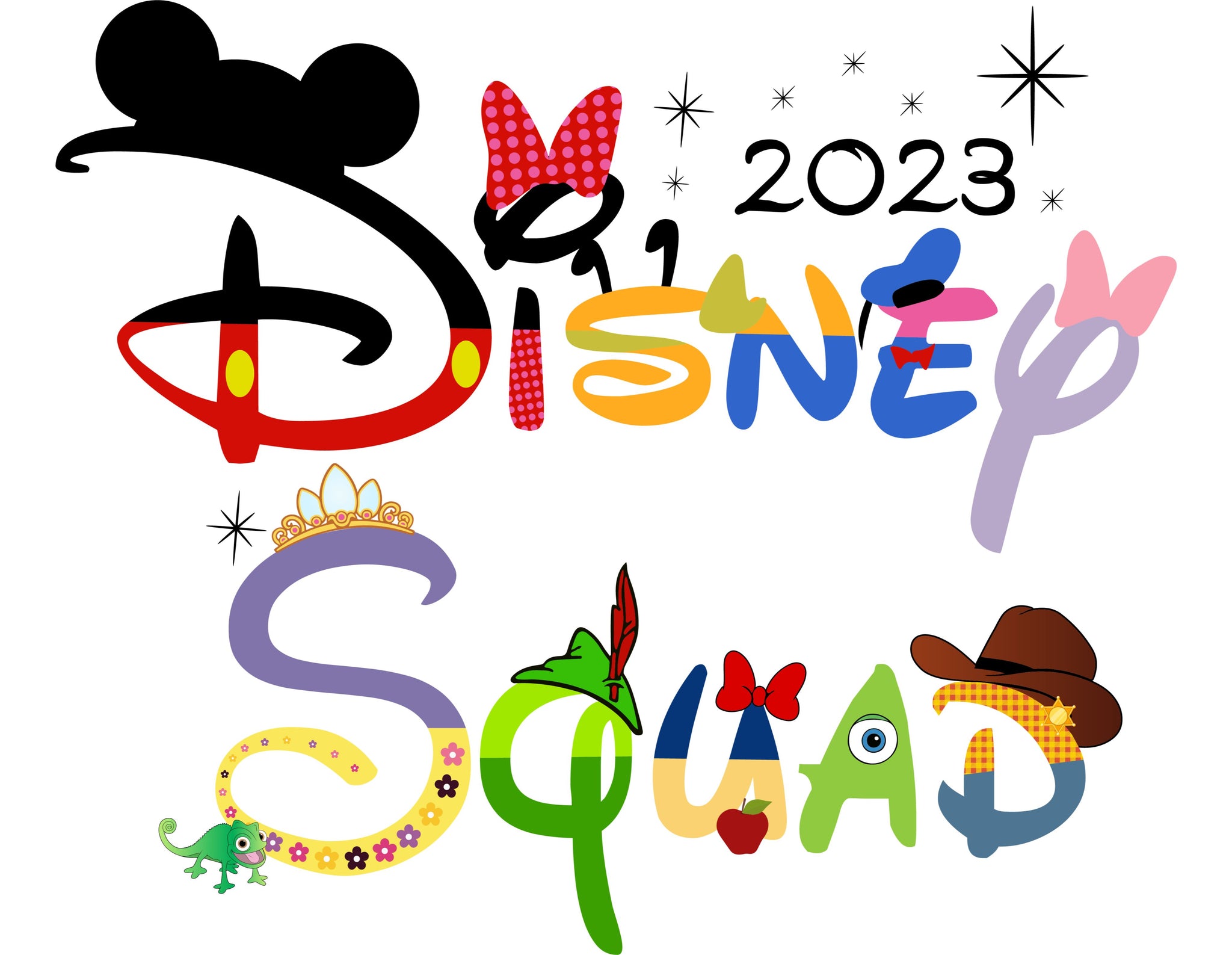Disney Squad 2023 SVG, Family Svg, Magical Kingdom Svg, Family Trip Svg, Family Trip 2023 Svg, Vacay Mode Svg, Best Day Ever Svg