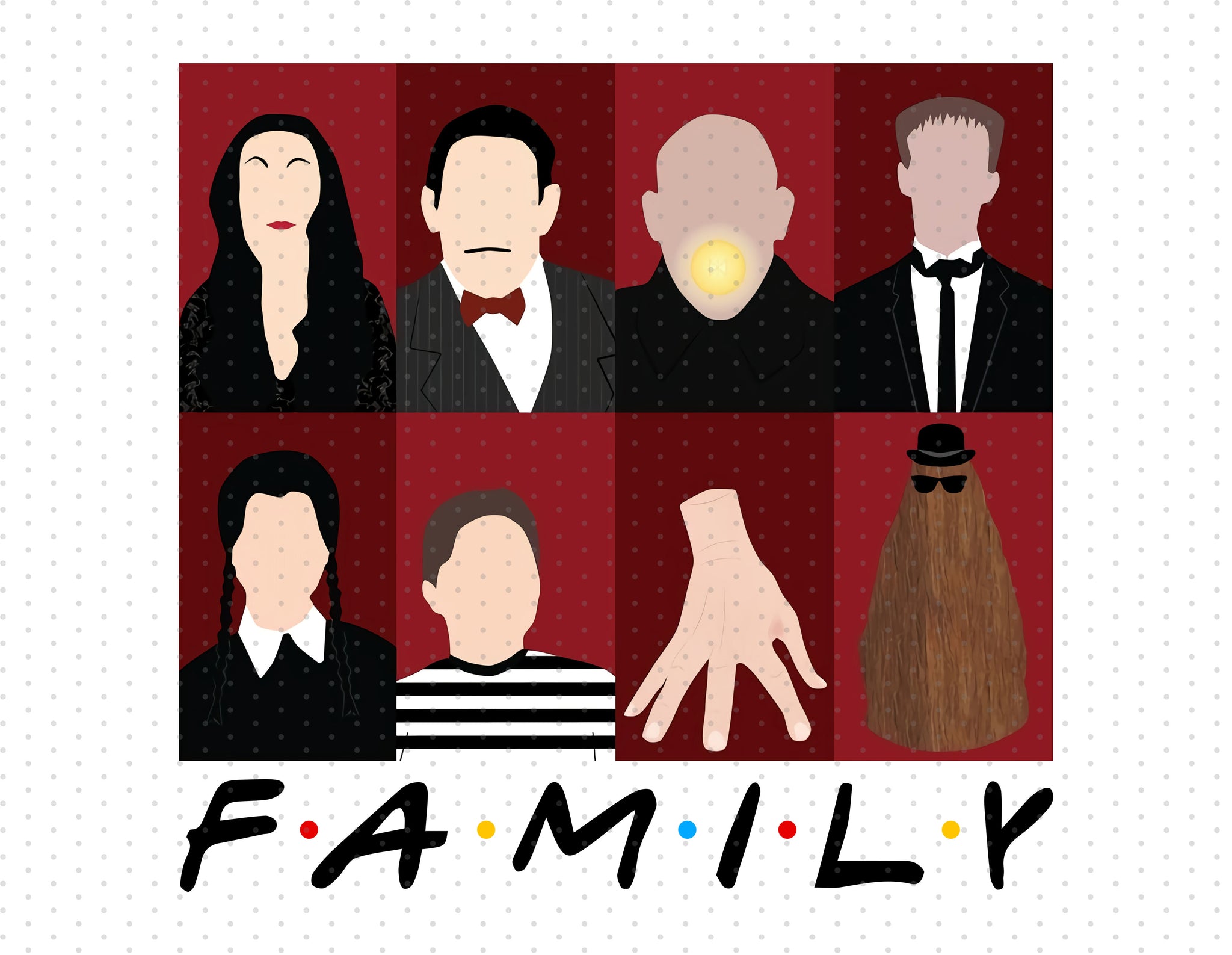 Wednesday Addams - Family Sublimation PNG