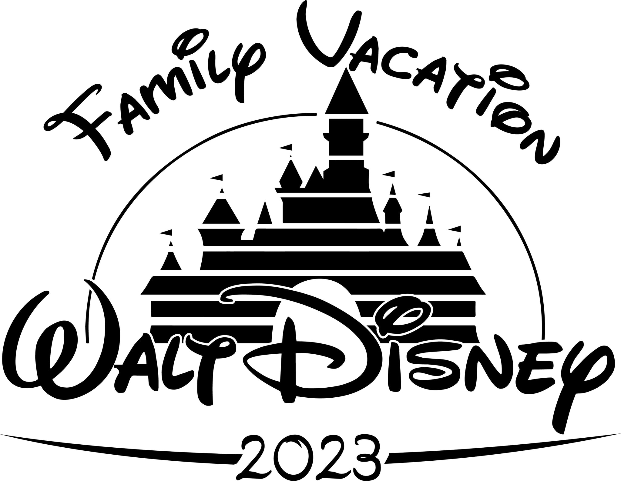 Disney Family Vacation 2023 SVG - Instant Download