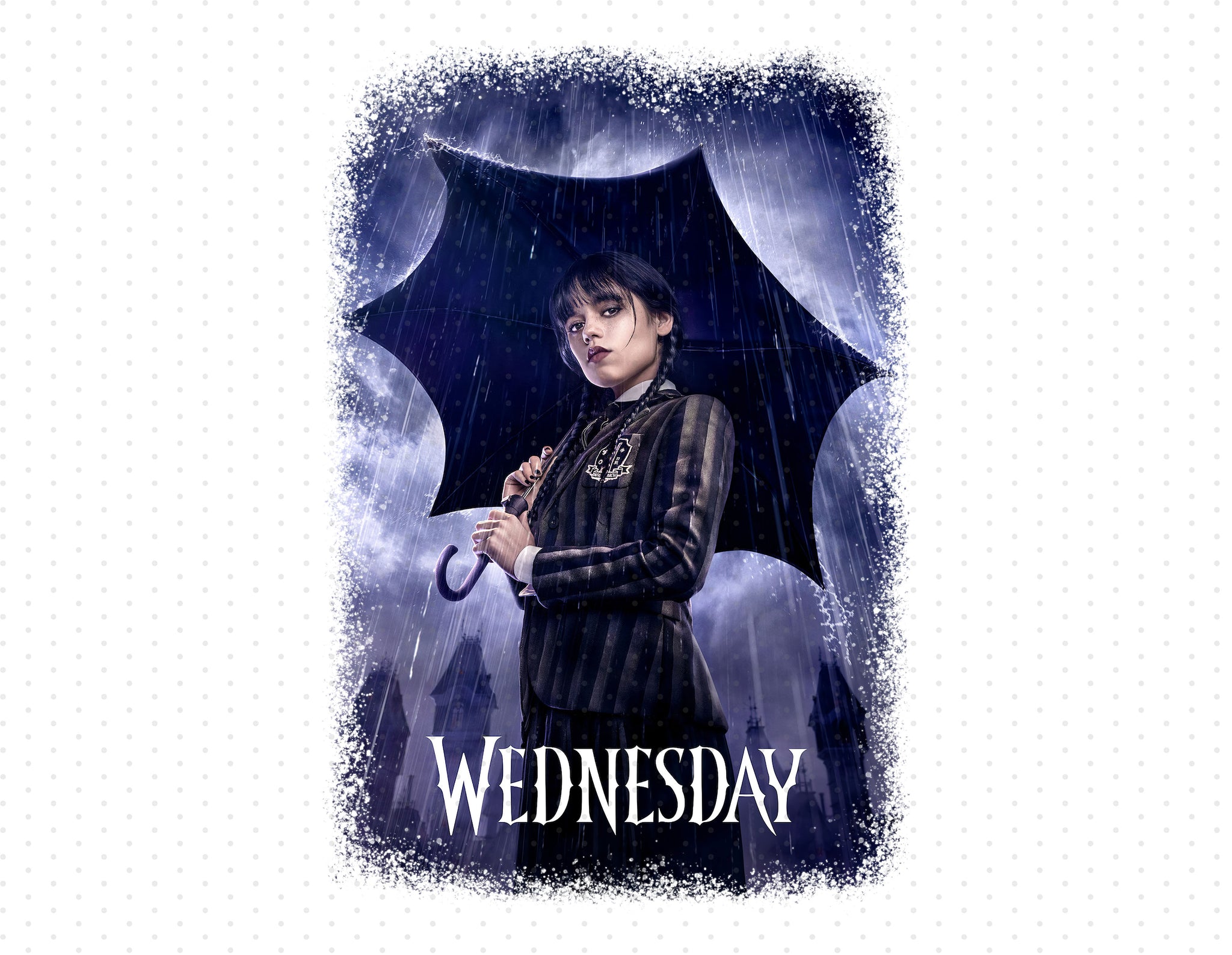 Wednesday Addams Sublimation PNG