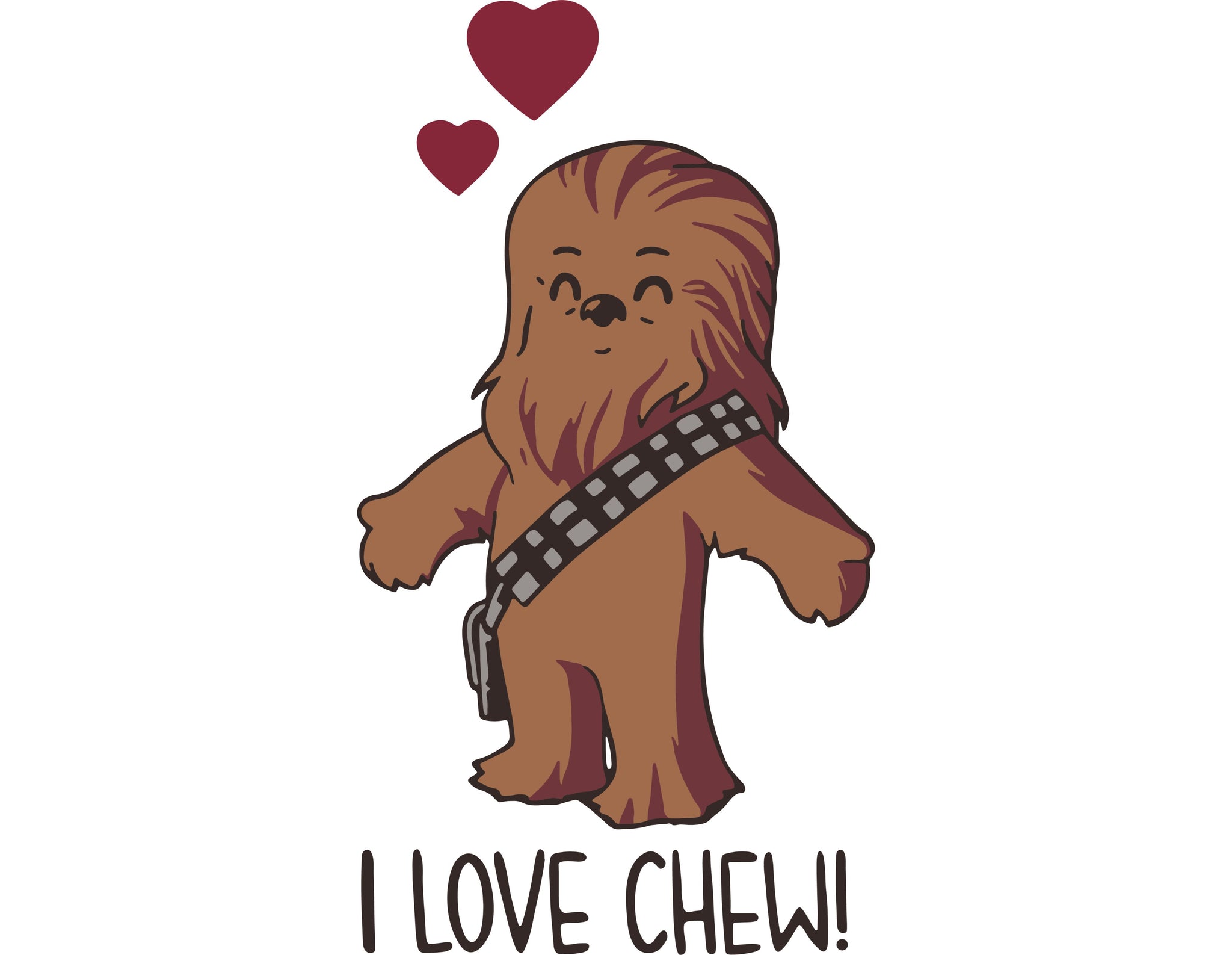 I Chews You Valentine SVG - Instant Download