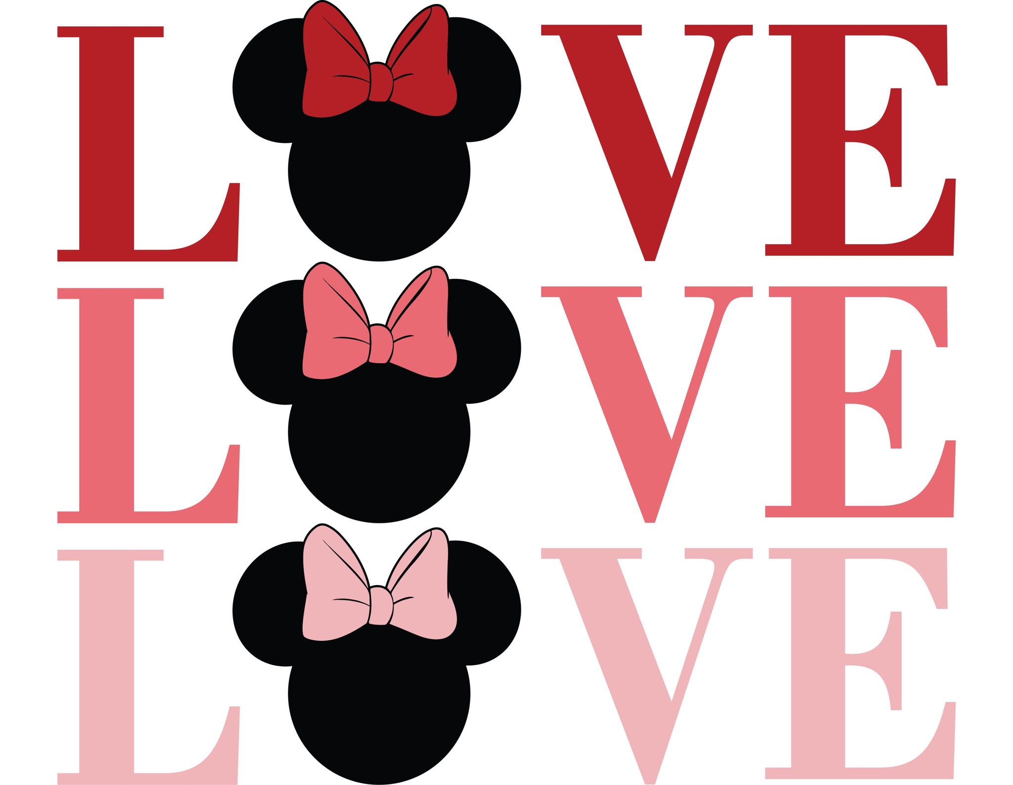 Disney Minnie Valentine SVG - Instant Download