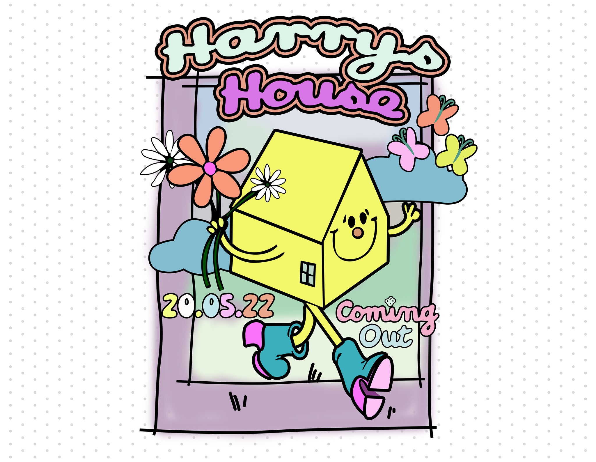 Harry House 20.05.22 Coming Out - Harry Styles - Sublimation PNG - Instant Download