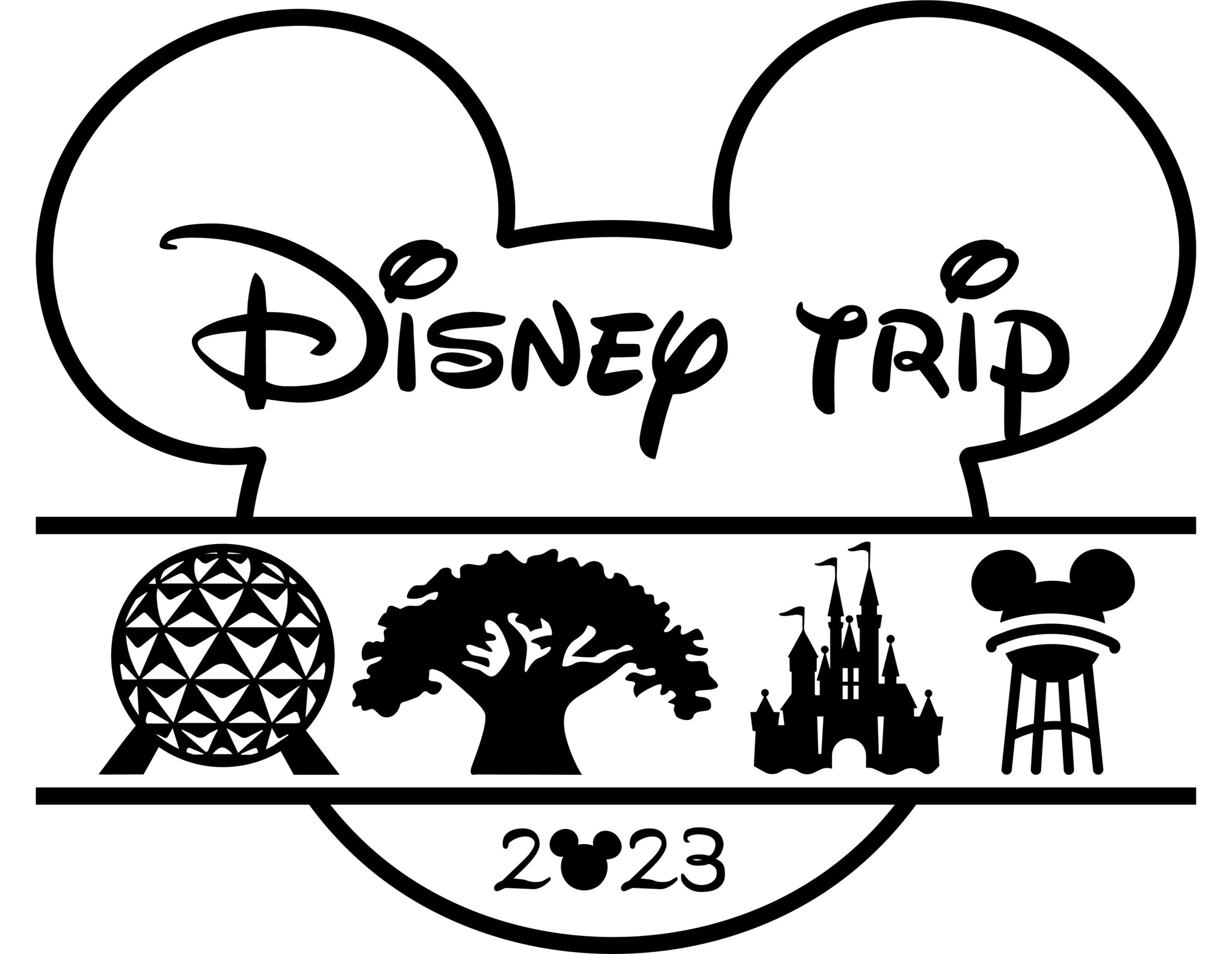 Disney Trip 2023  SVG - Instant Download